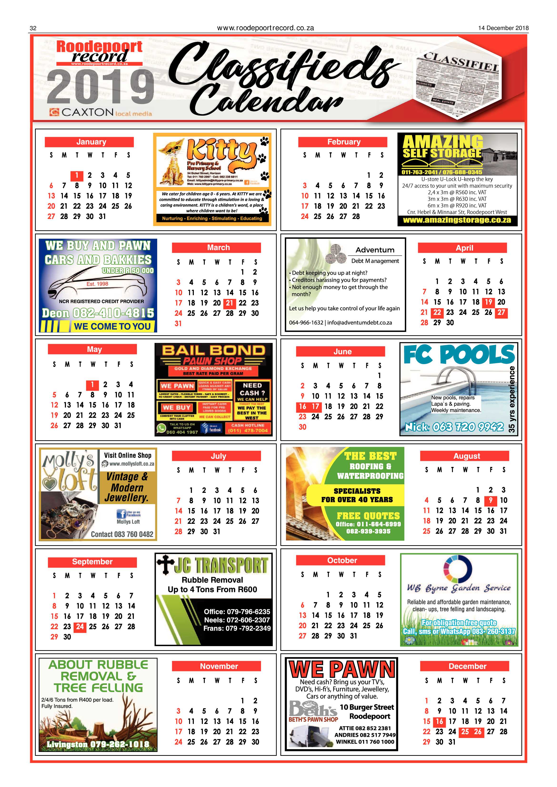 Roodepoort Record 14 December 2018 page 32