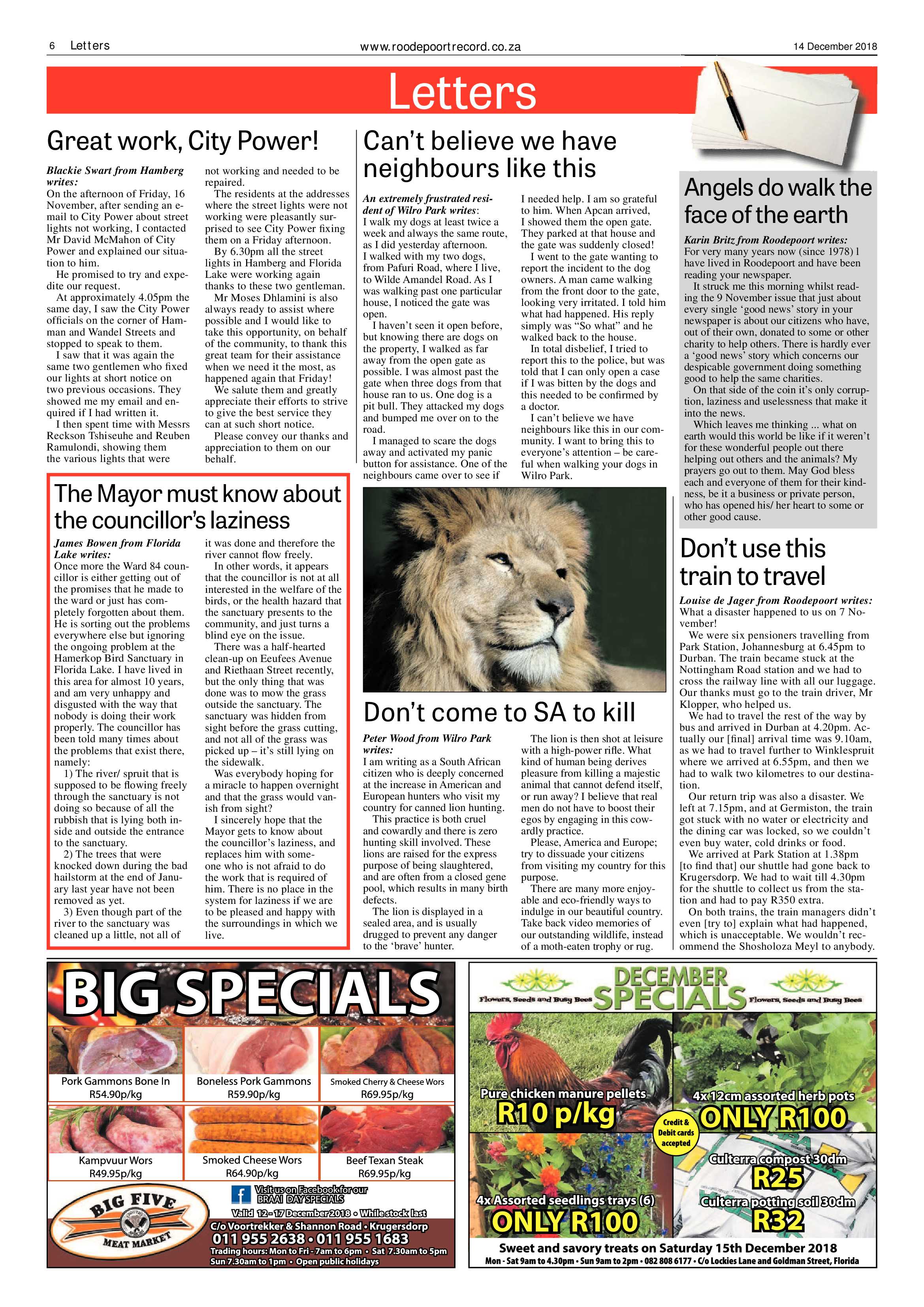 Roodepoort Record 14 December 2018 page 6