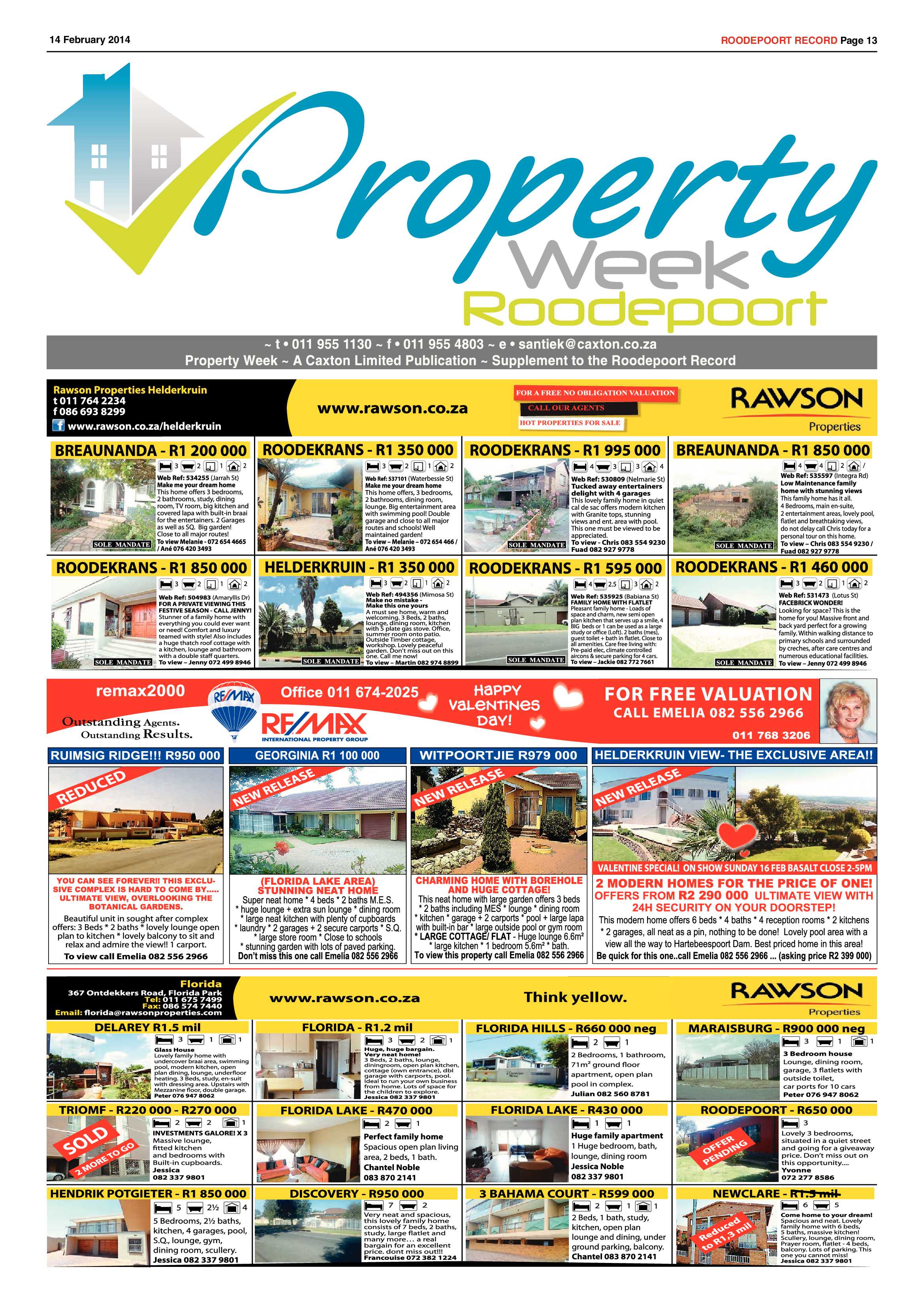 Roodepoort Record 14 February 2014 page 13