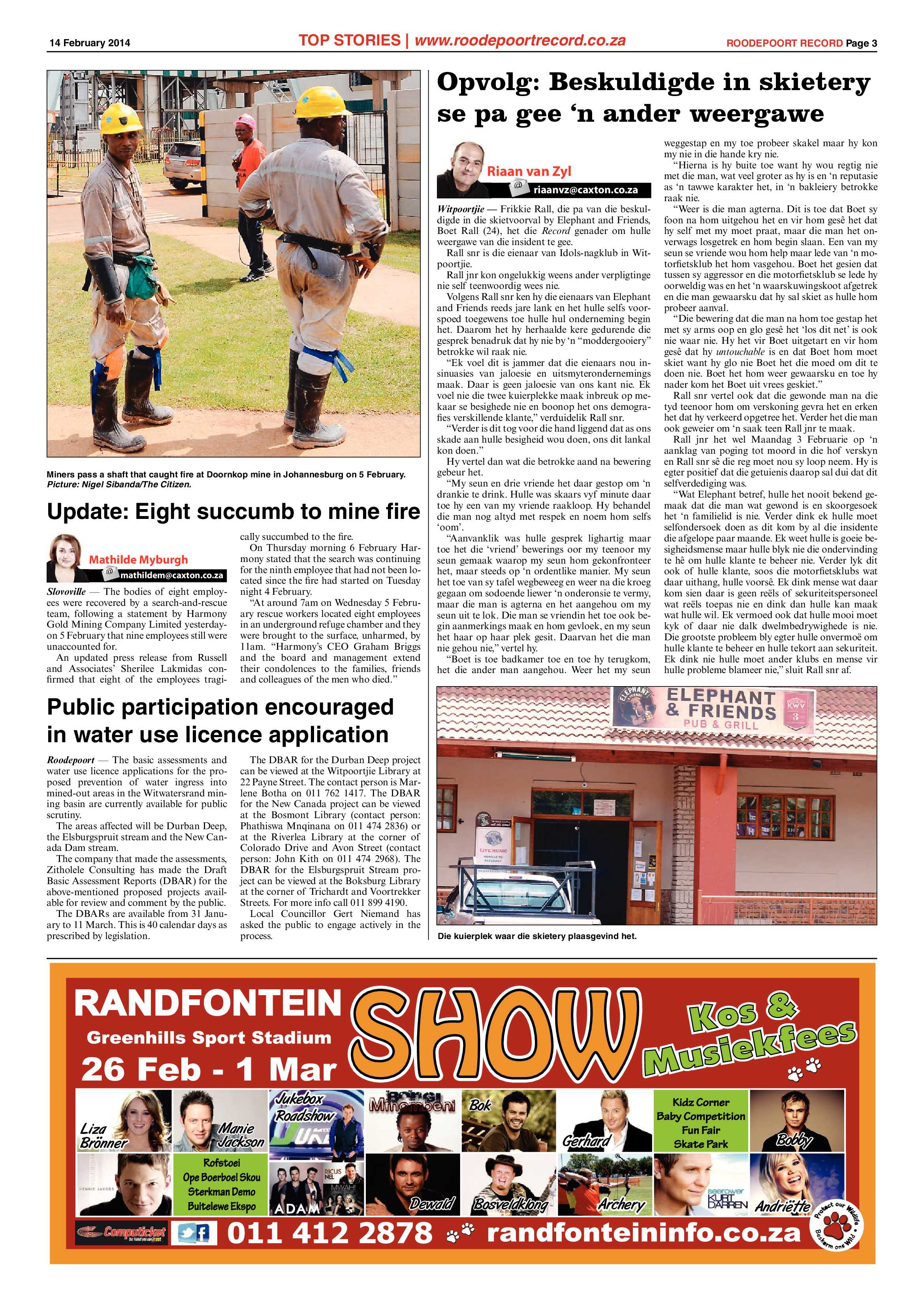 Roodepoort Record 14 February 2014 page 3