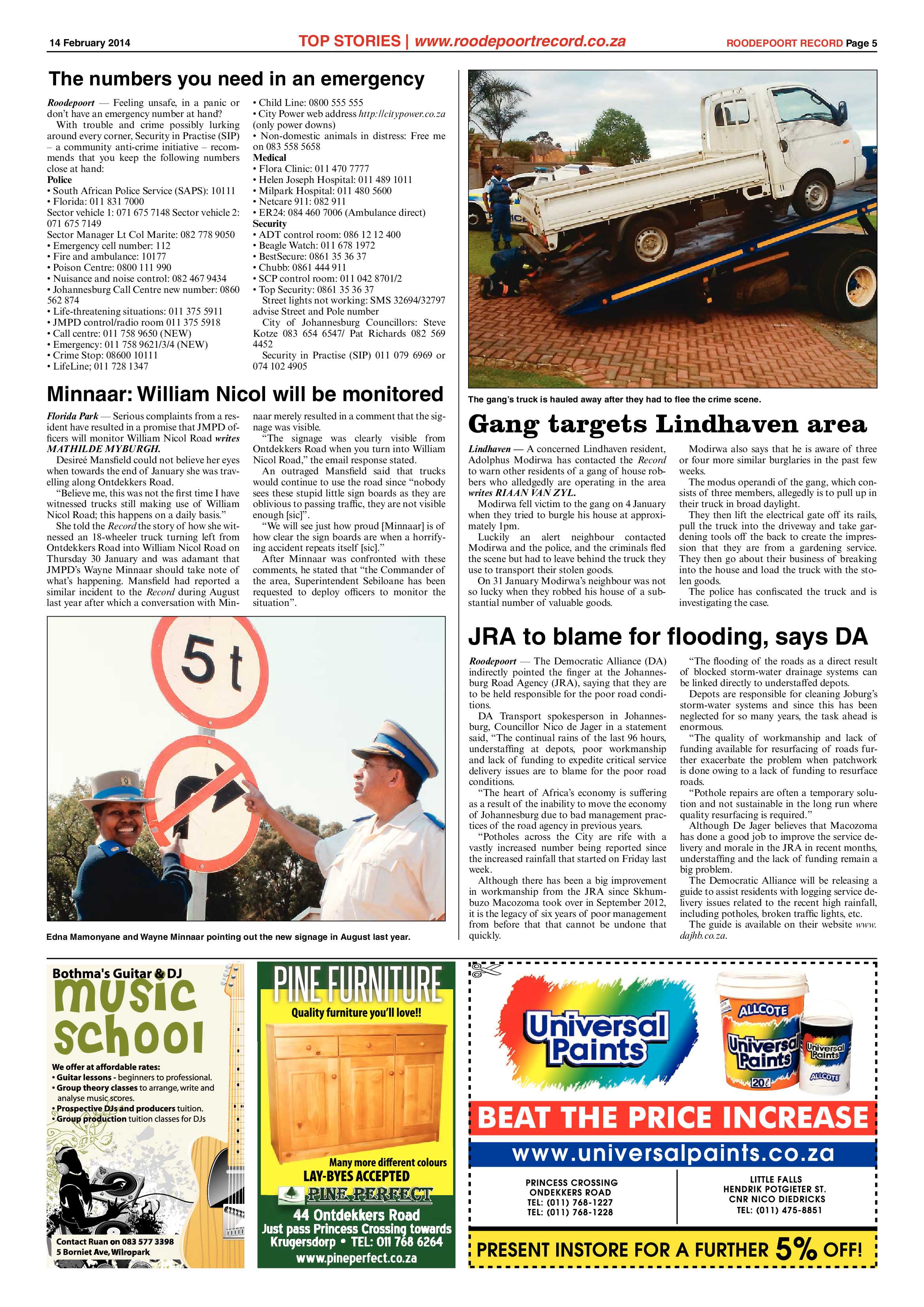 Roodepoort Record 14 February 2014 page 5