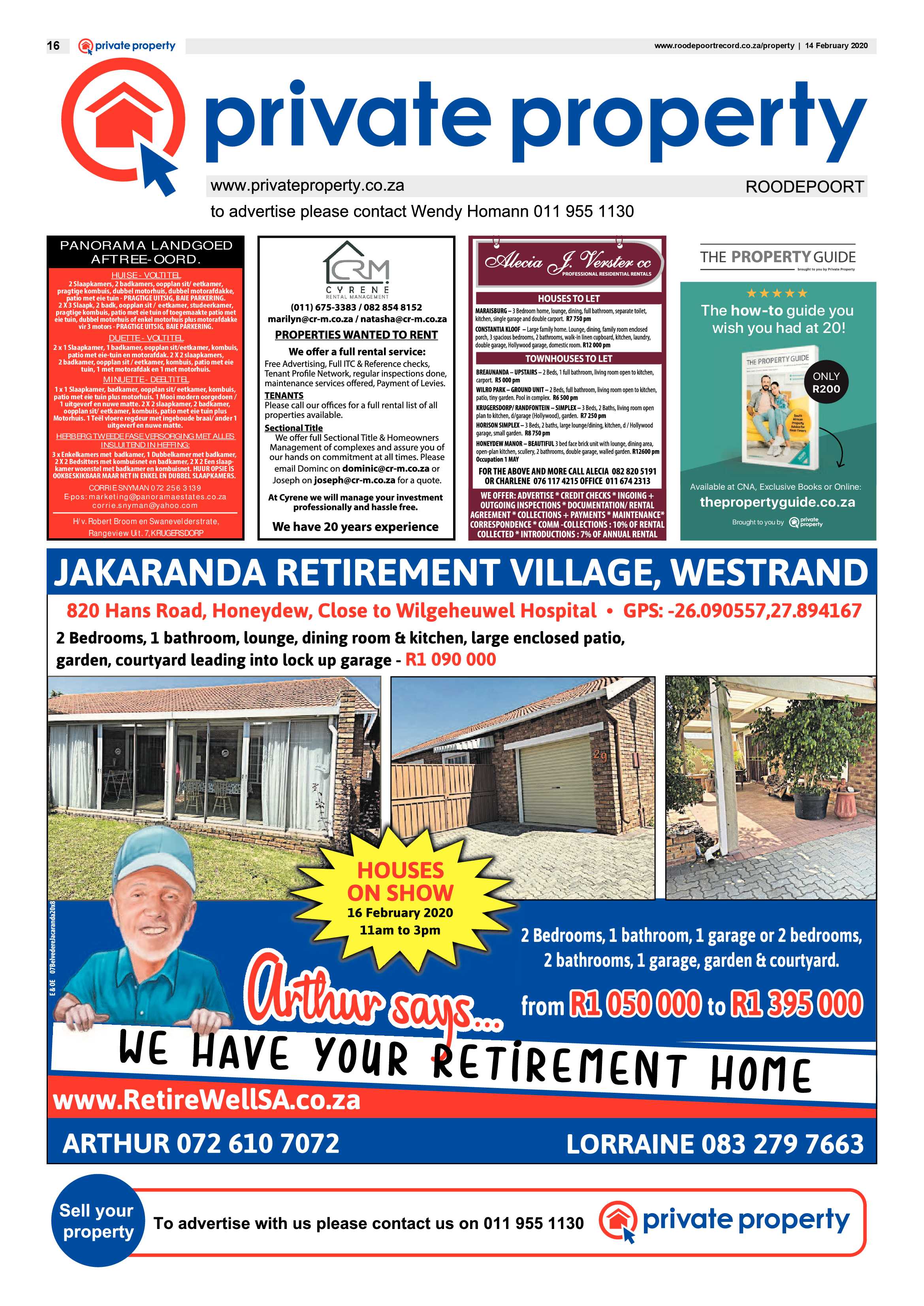 Roodepoort Record 14 February 2020 page 16