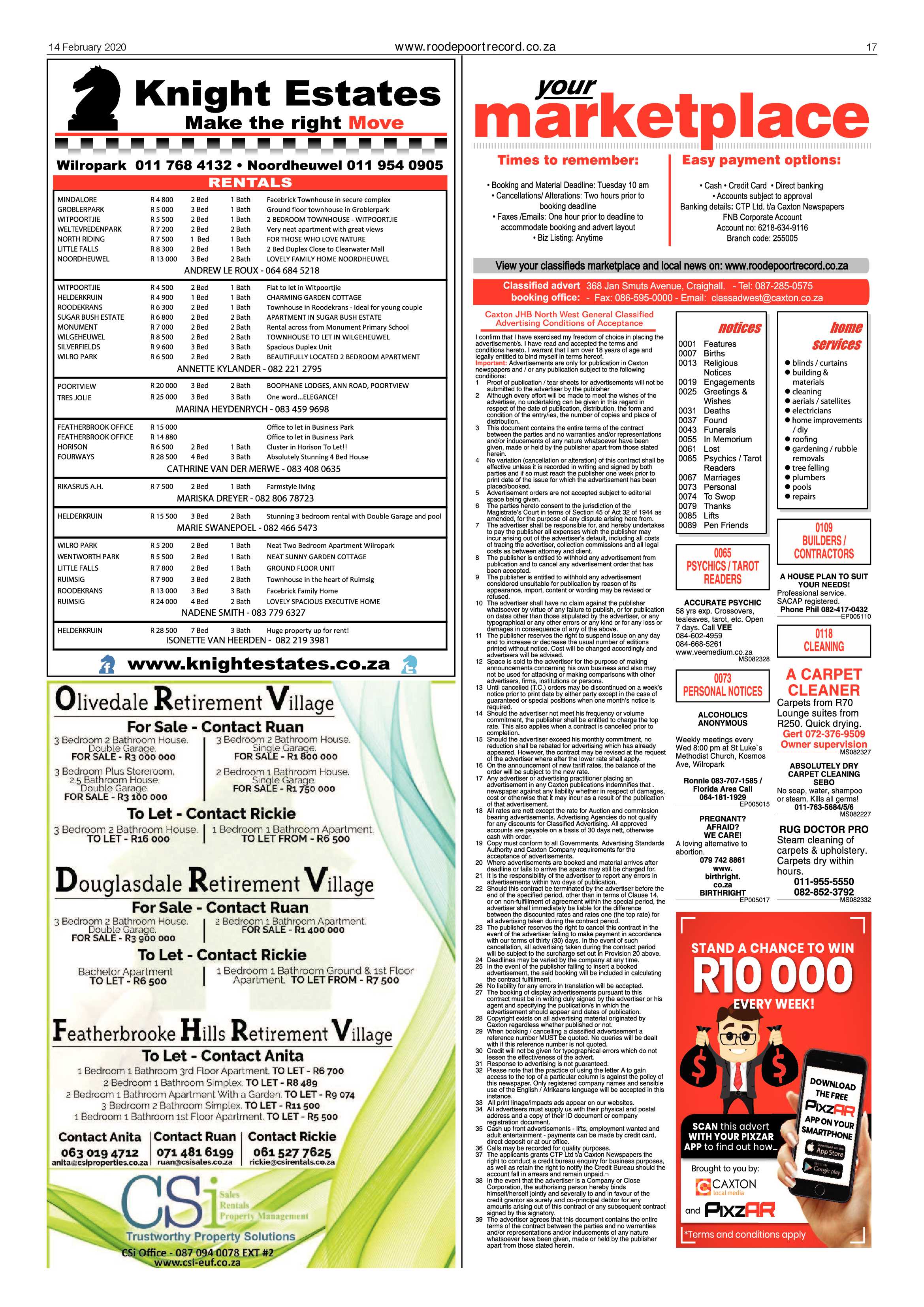 Roodepoort Record 14 February 2020 page 17