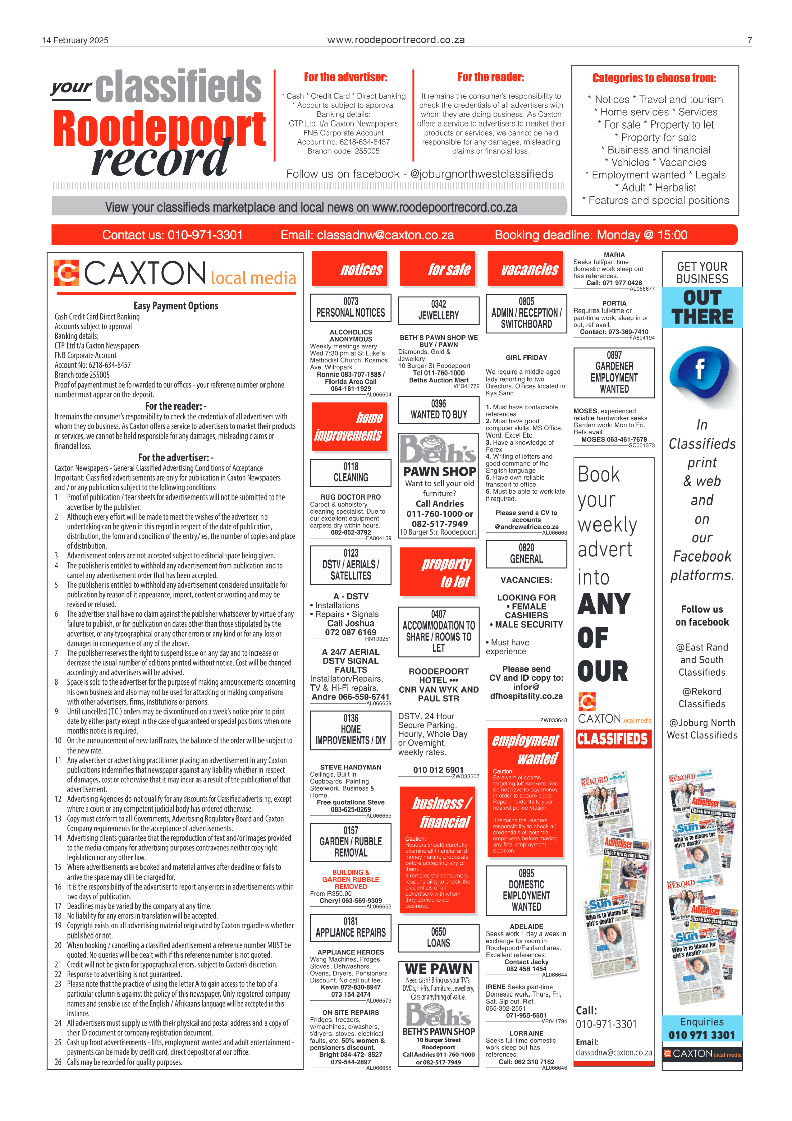 Roodepoort Record 14 February 2025 page 7