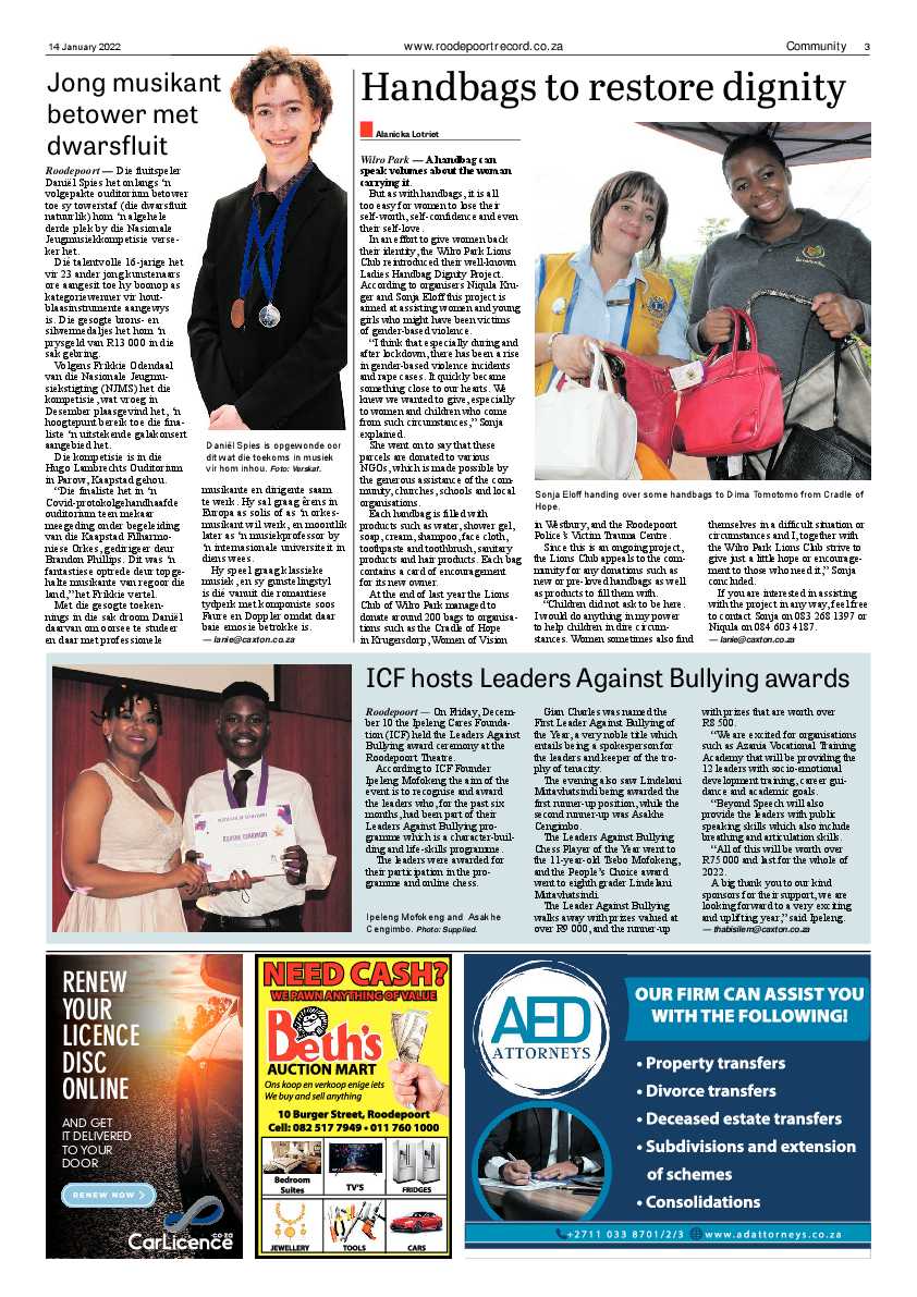 Roodepoort Record 14 January 2022 page 3