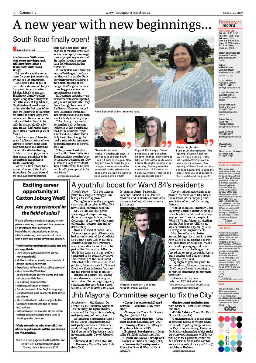 Roodepoort Record 14 January 2022 page 4