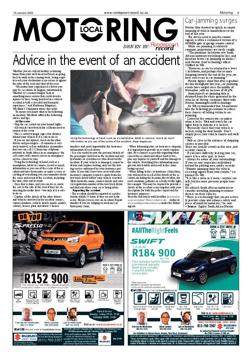 Roodepoort Record 14 January 2022 page 9