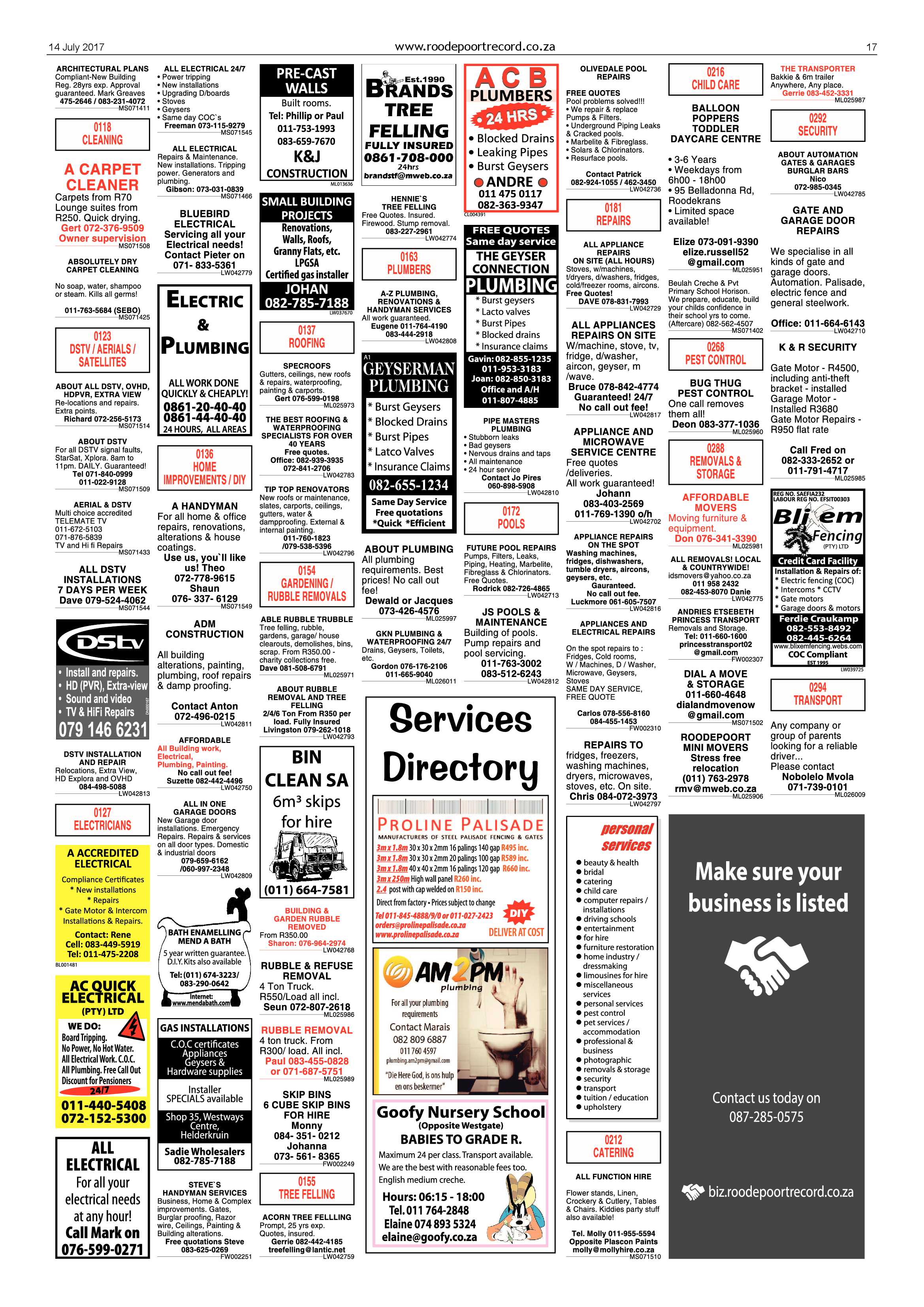 Roodepoort Record 14 July 2017 page 17