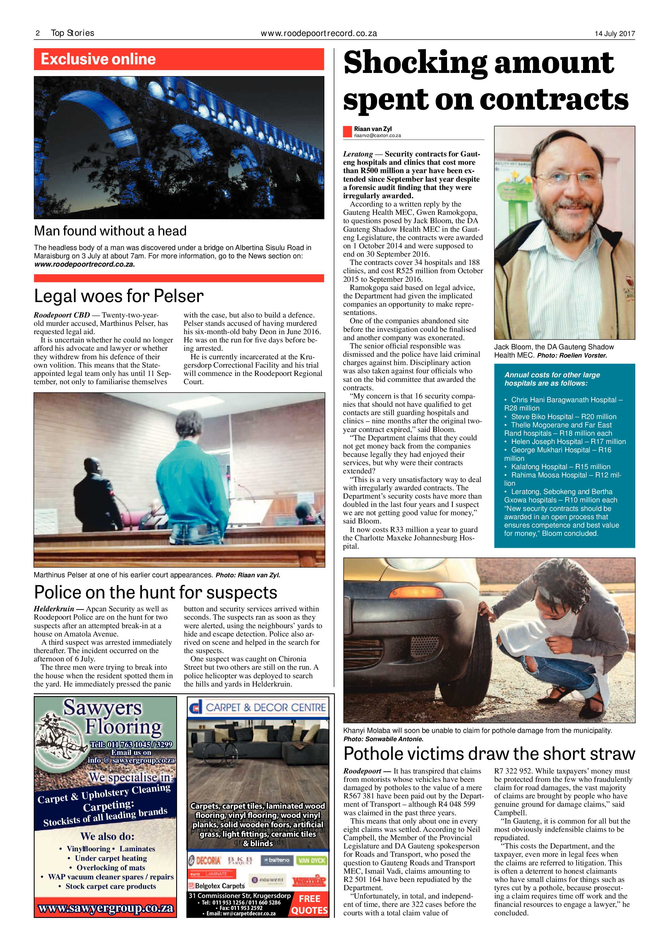 Roodepoort Record 14 July 2017 page 2