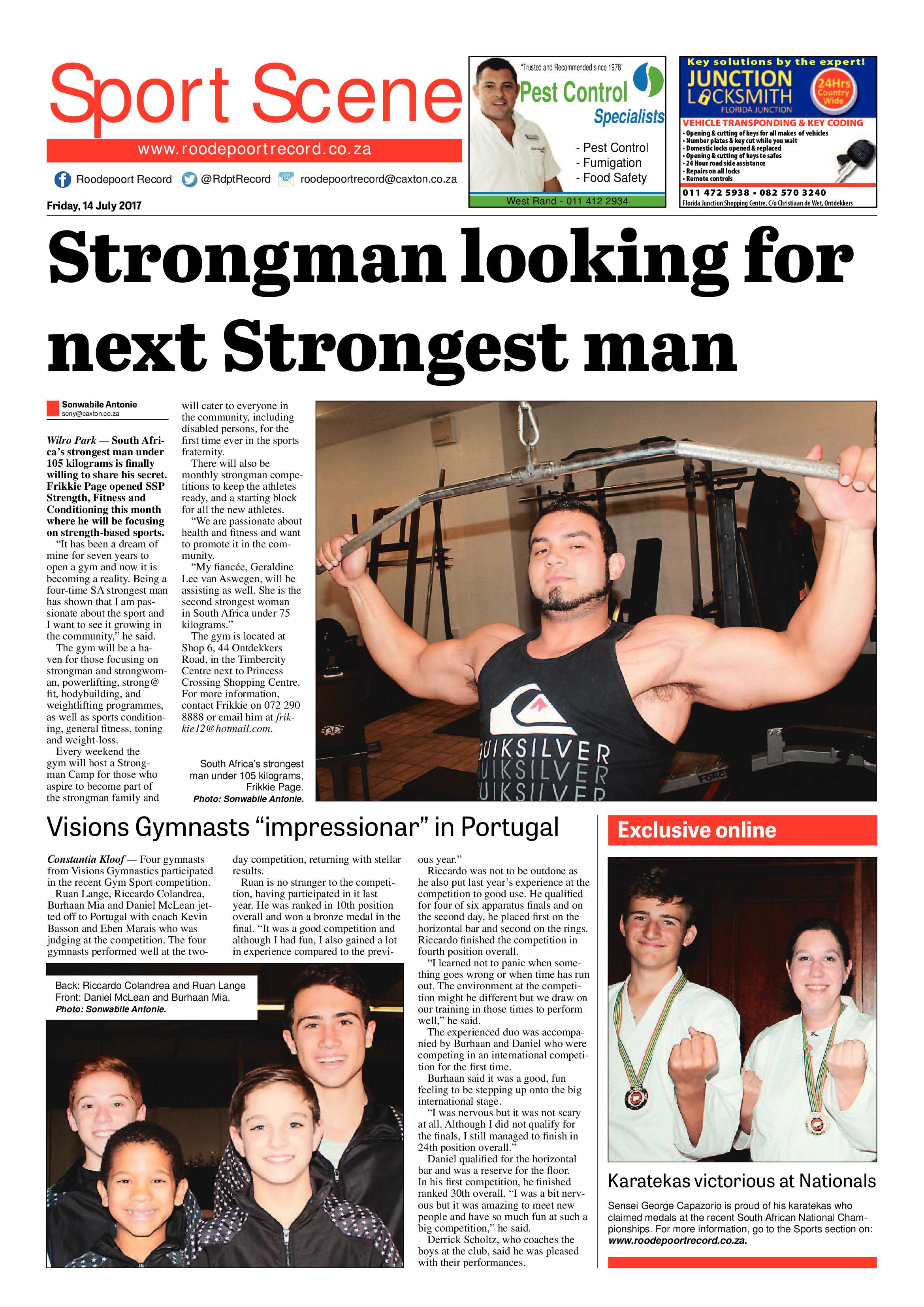 Roodepoort Record 14 July 2017 page 20