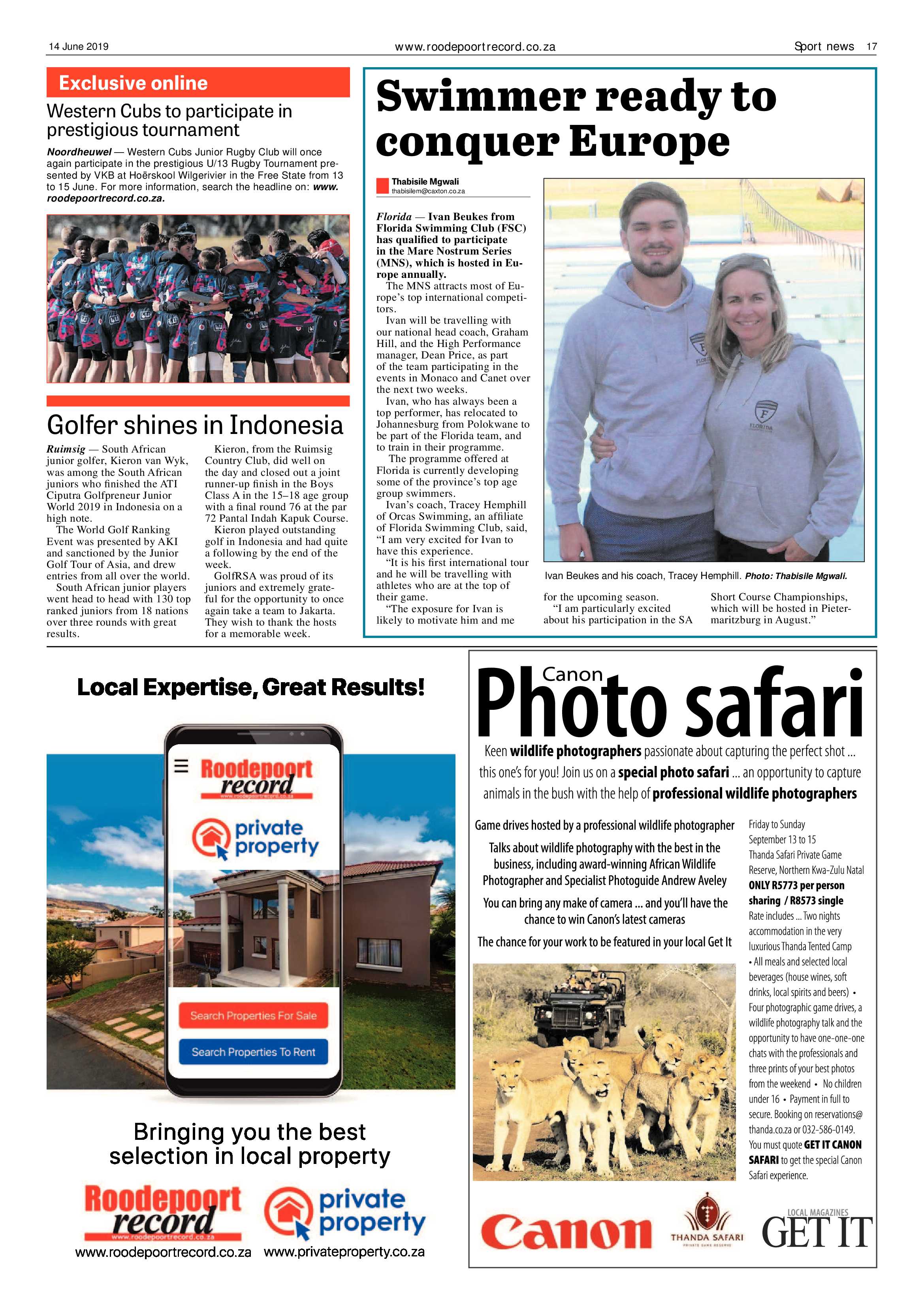 Roodepoort Record 14 June 2019 page 17