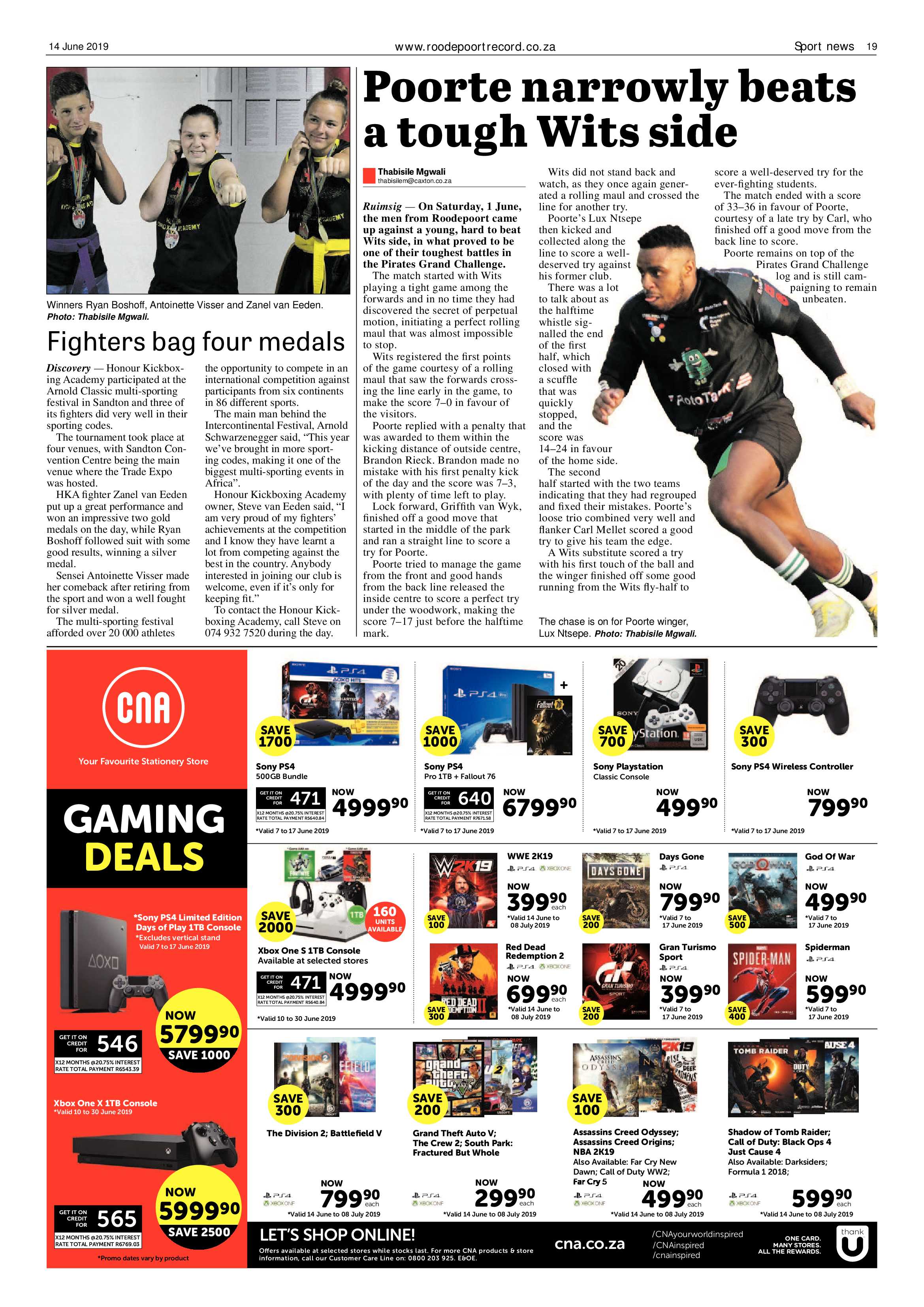 Roodepoort Record 14 June 2019 page 19