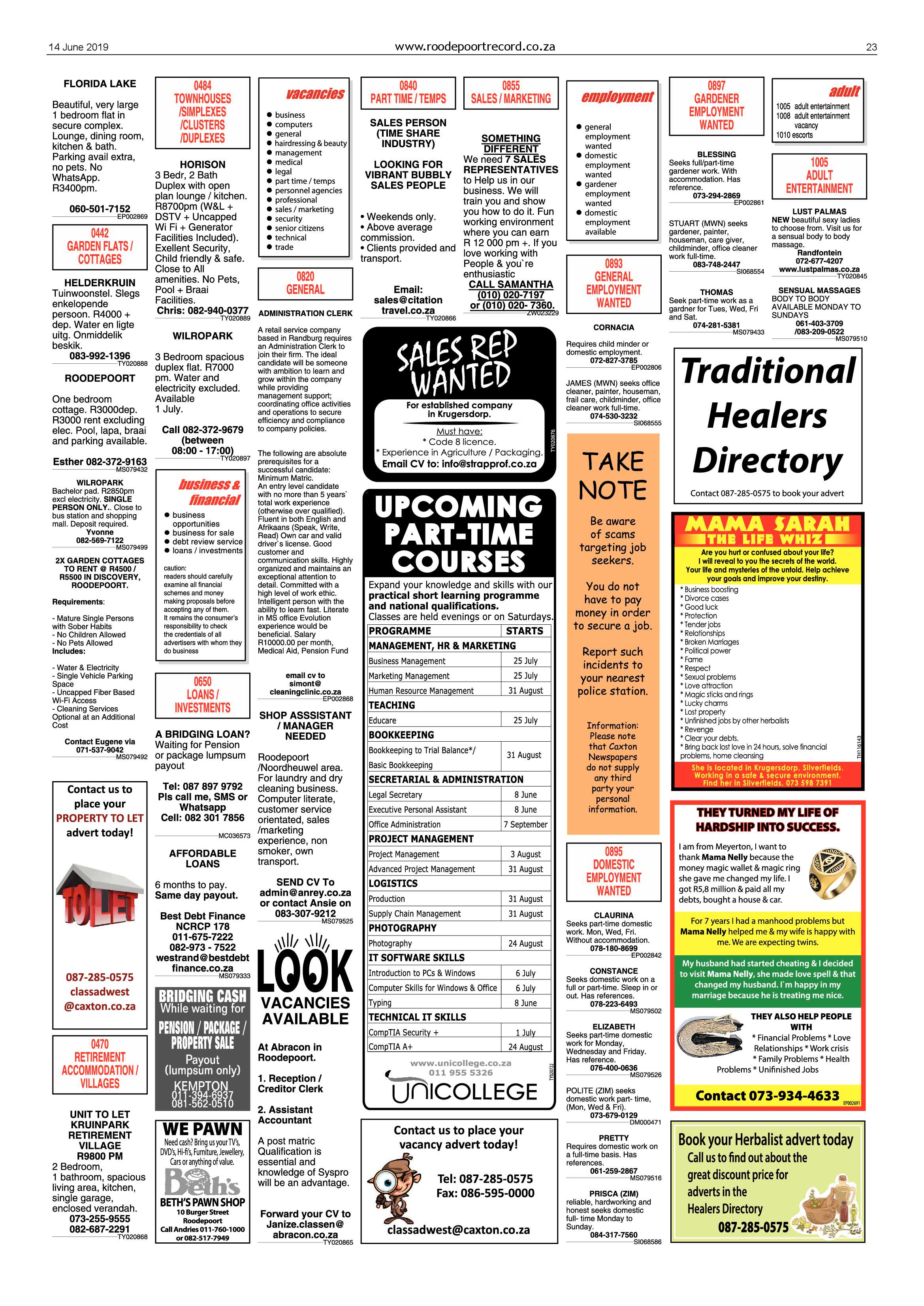 Roodepoort Record 14 June 2019 page 23