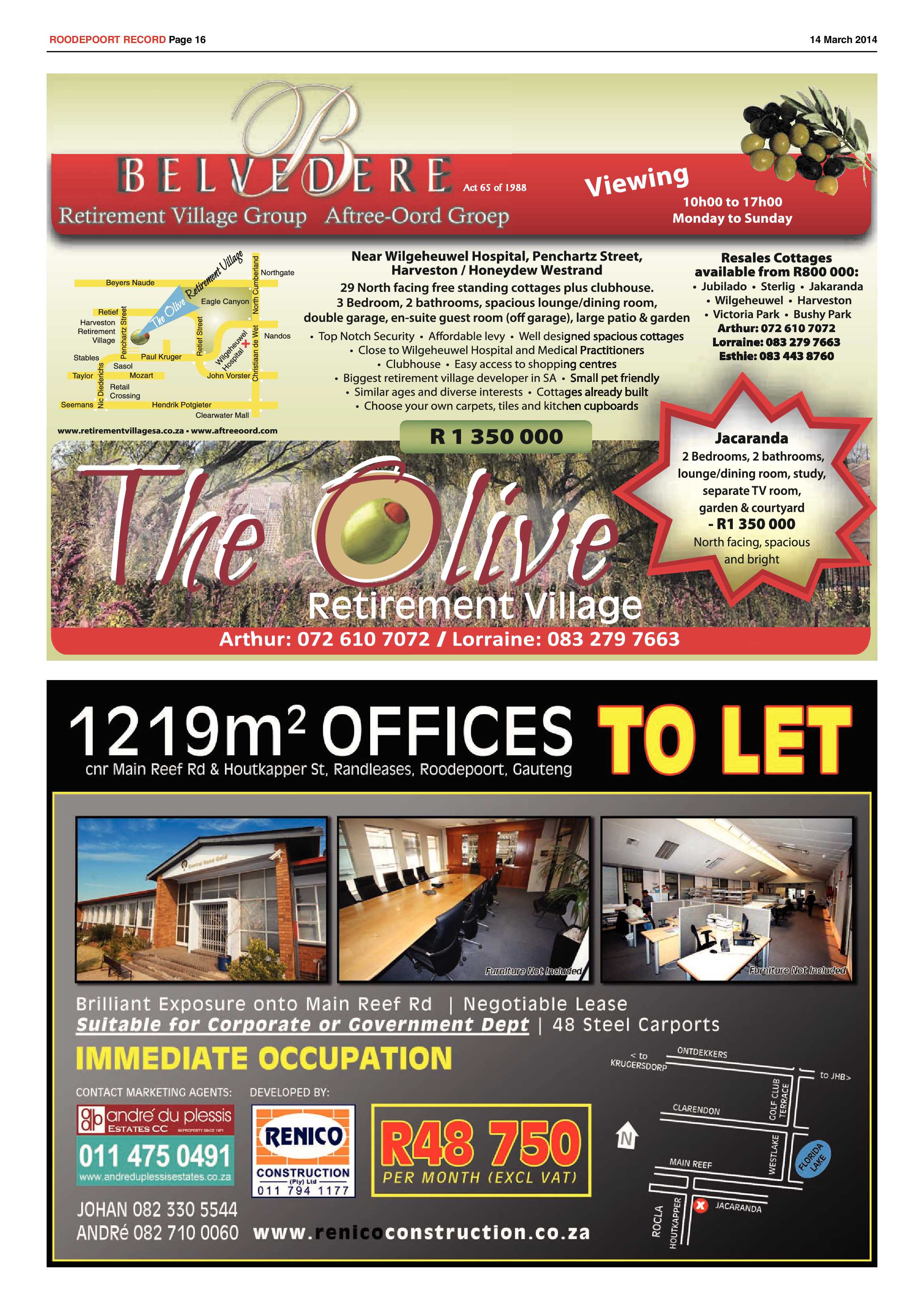 Roodepoort Record 14 March 2014 page 16