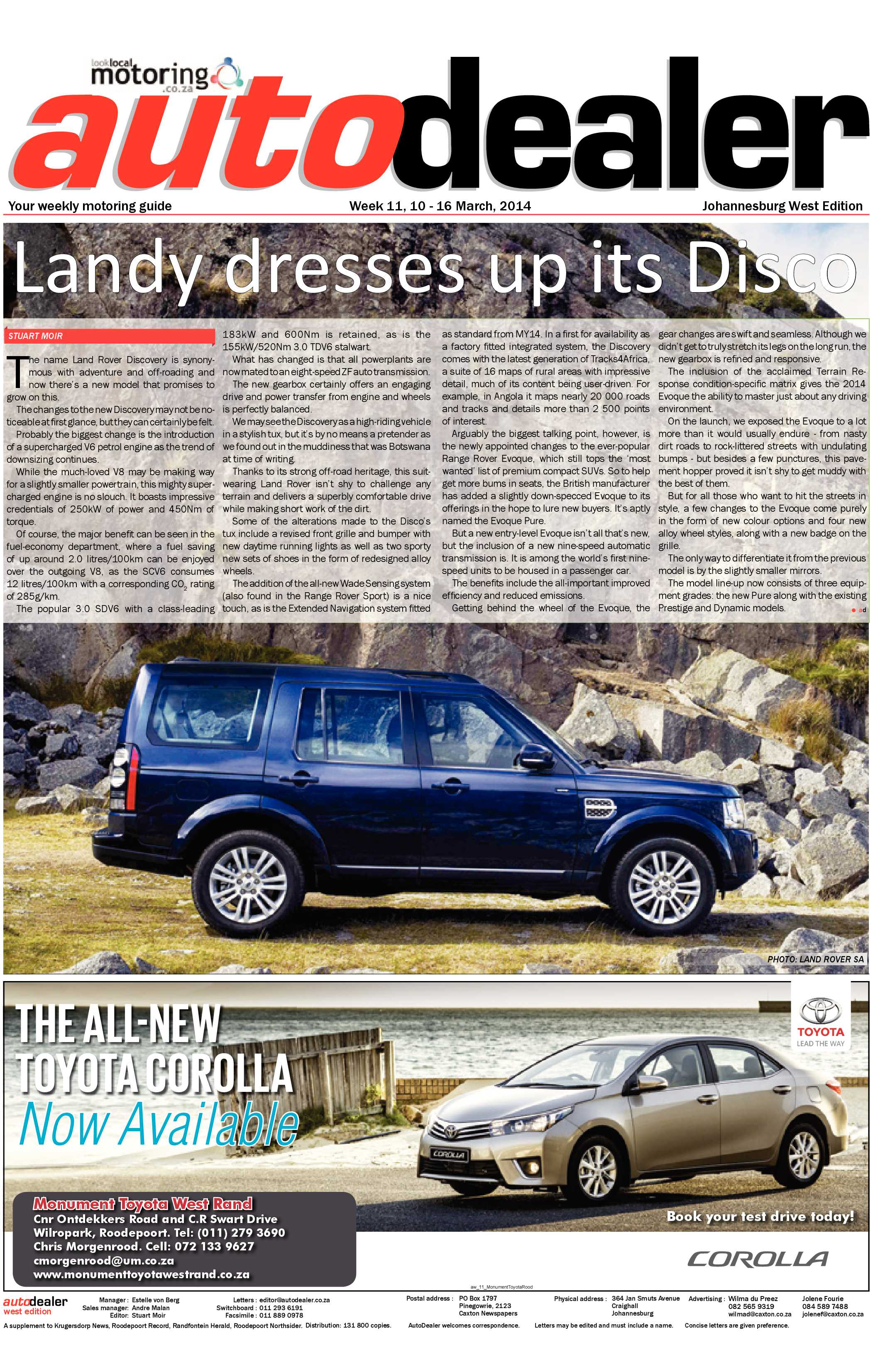 Roodepoort Record 14 March 2014 page 25