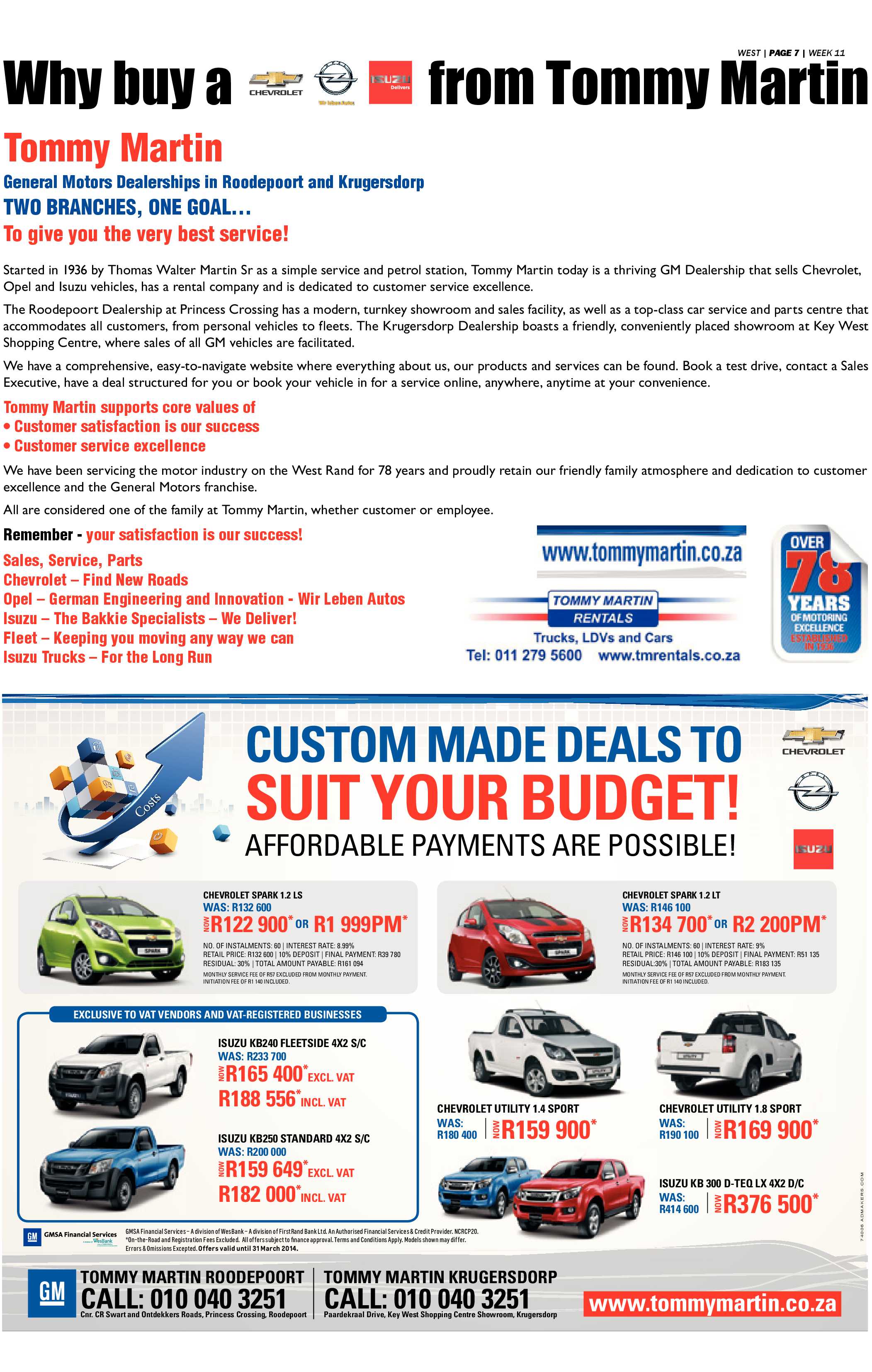 Roodepoort Record 14 March 2014 page 31