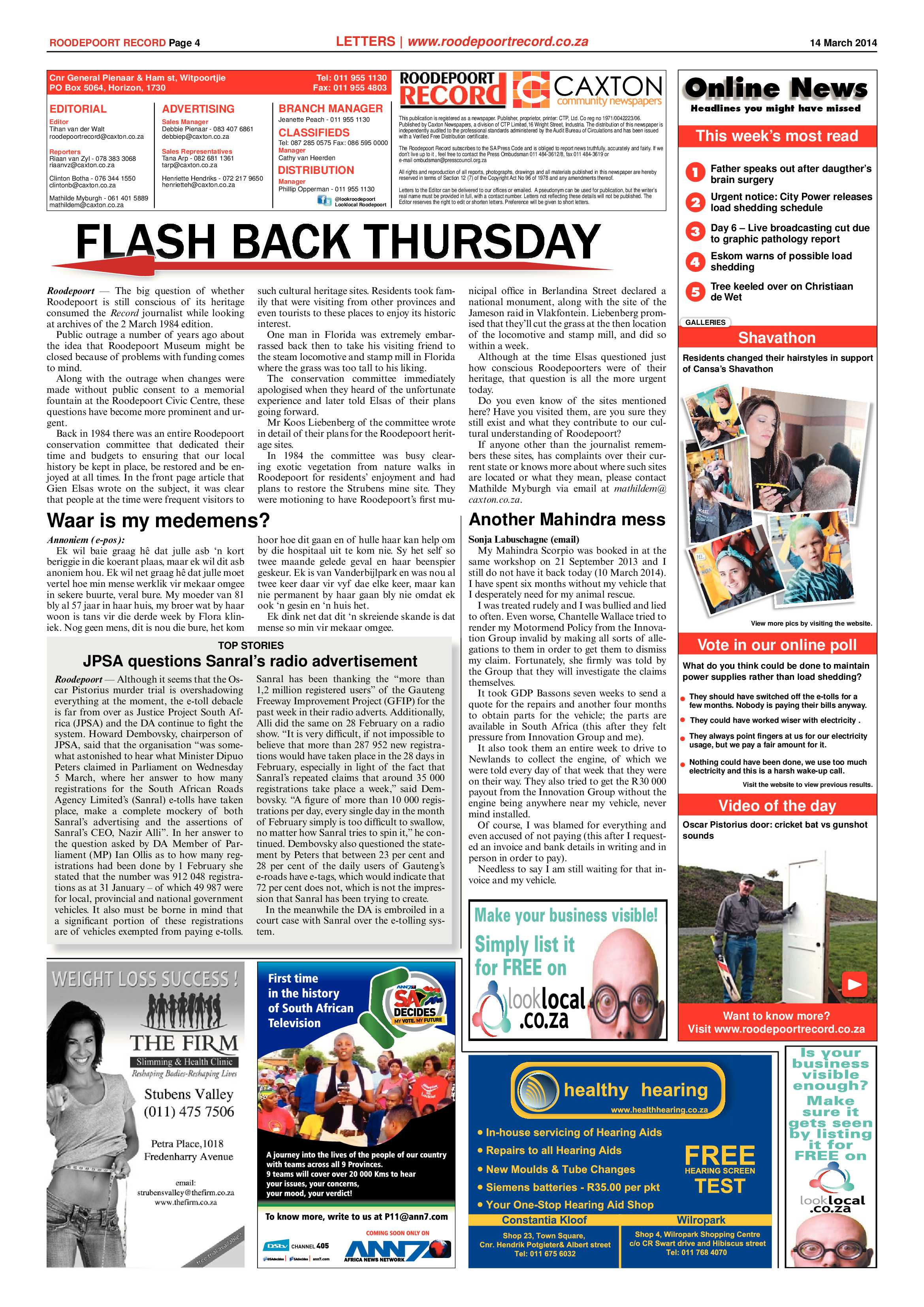 Roodepoort Record 14 March 2014 page 4
