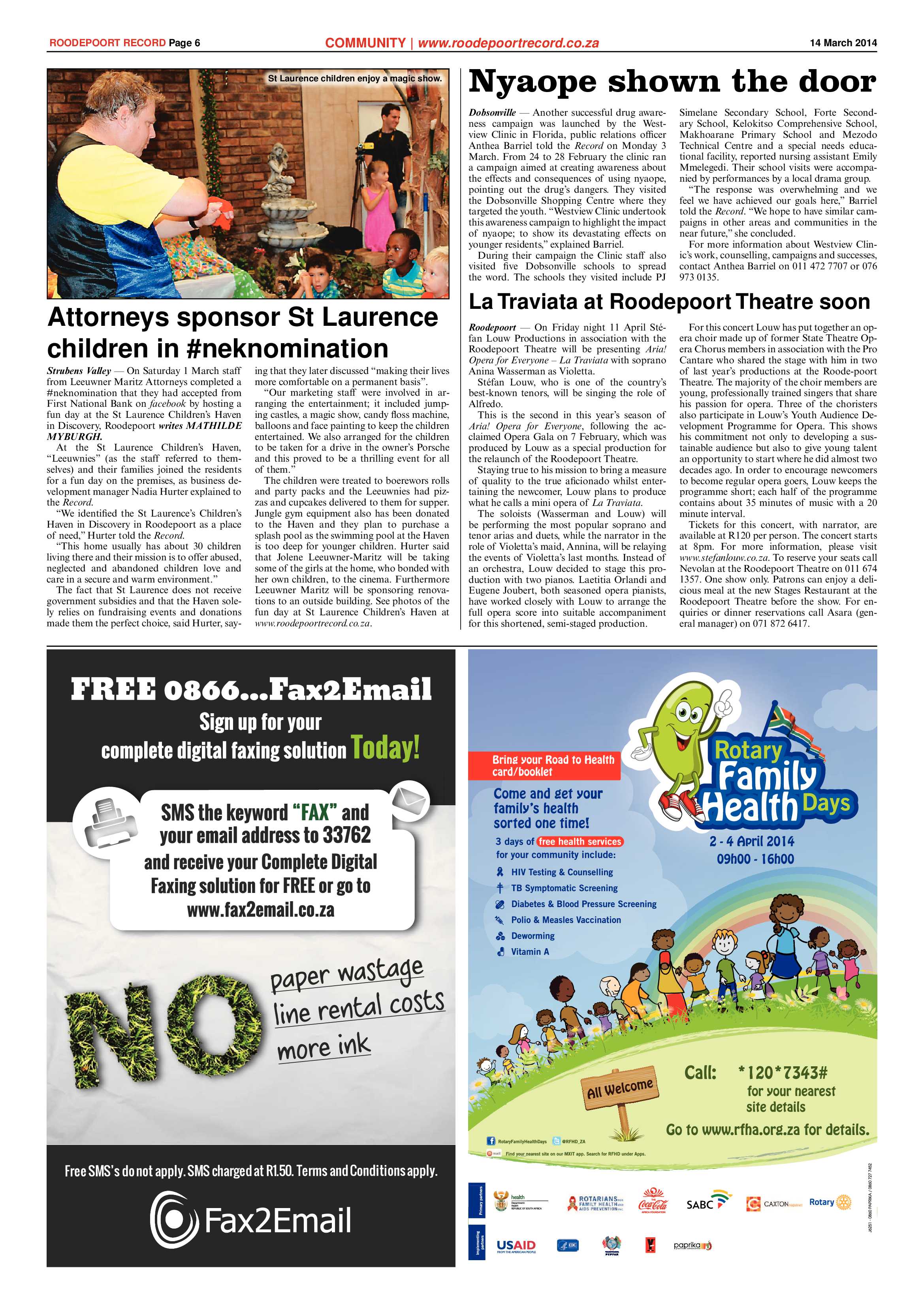 Roodepoort Record 14 March 2014 page 6