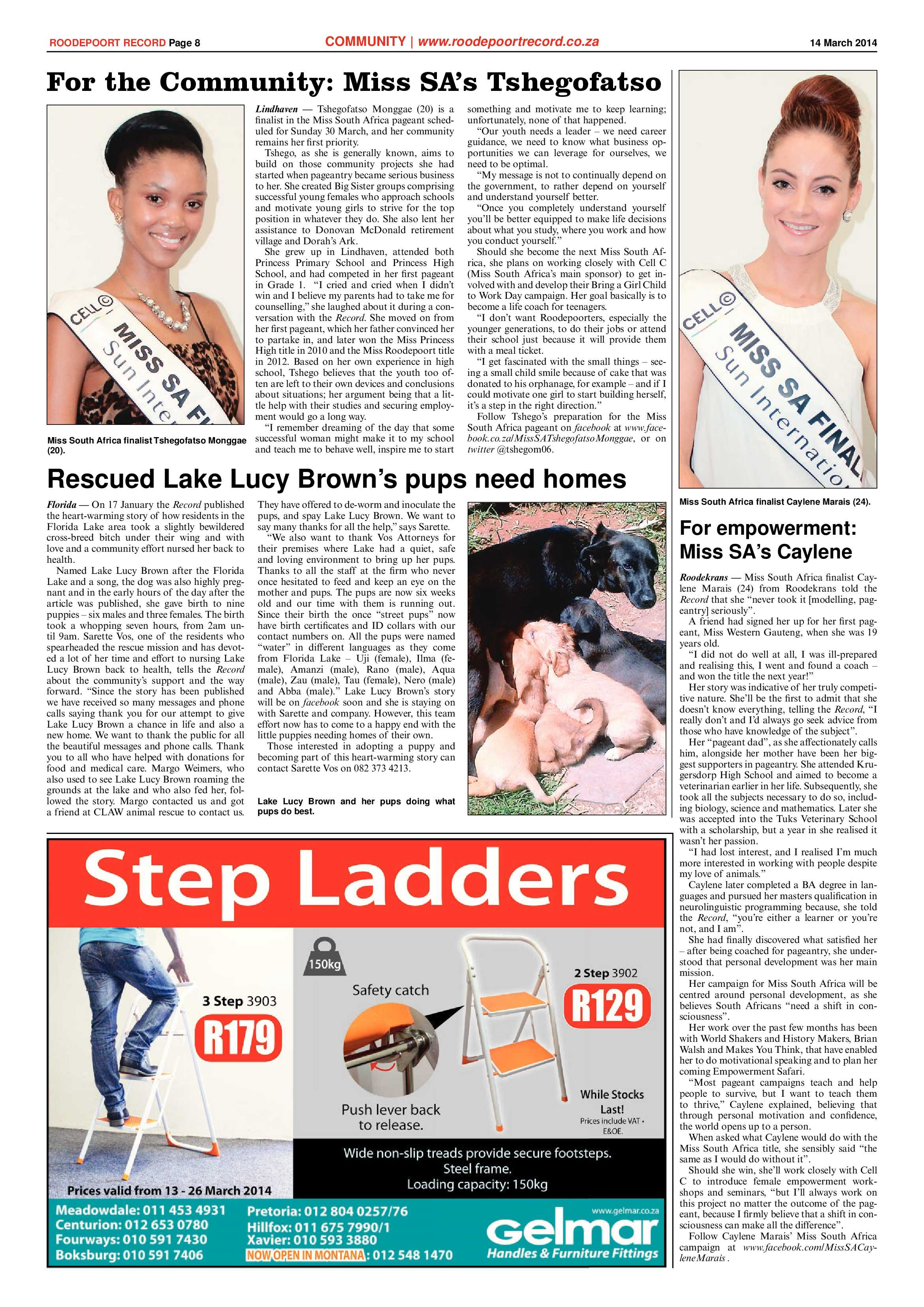 Roodepoort Record 14 March 2014 page 8