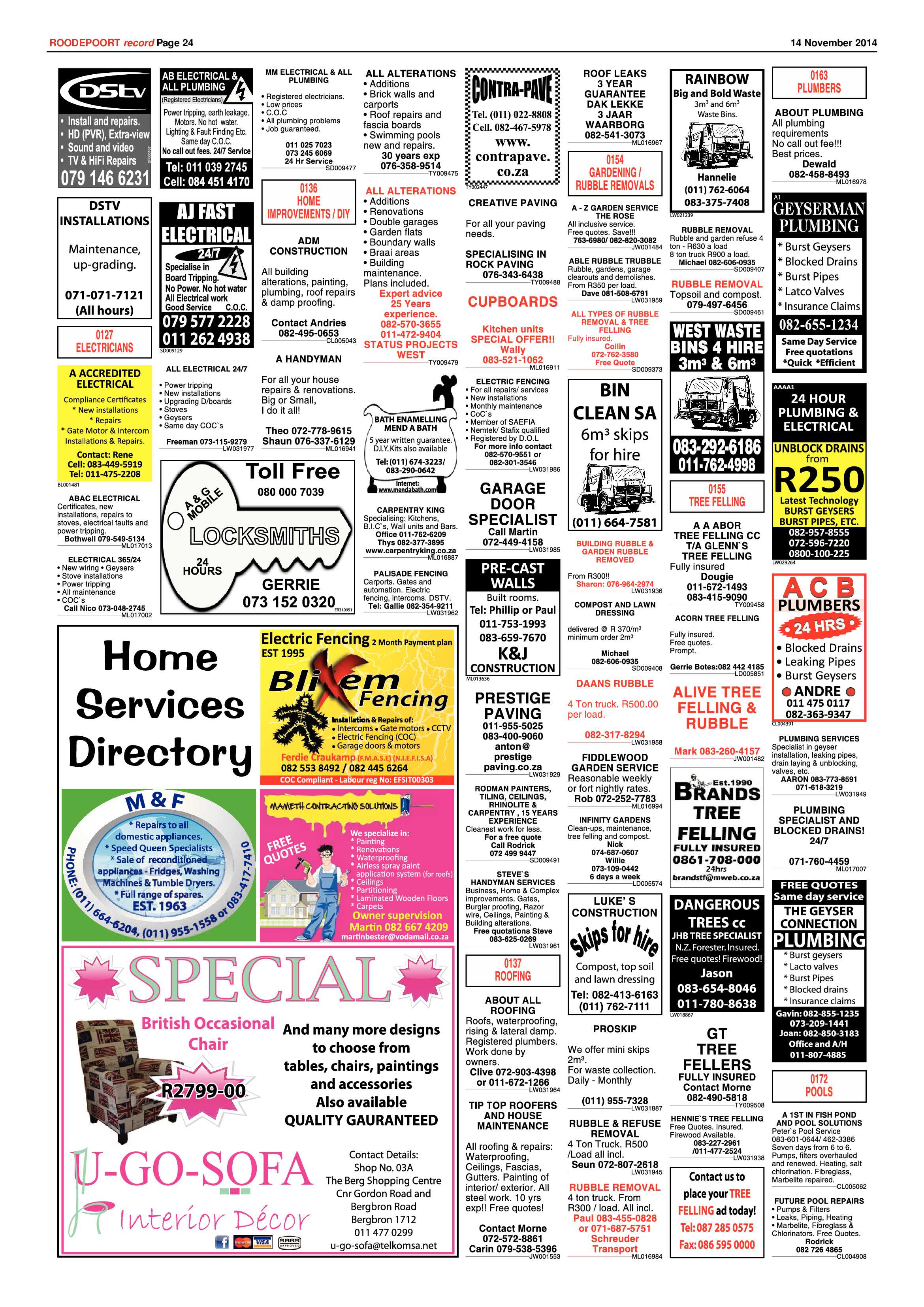 Roodepoort Record 14 November 2014 page 24