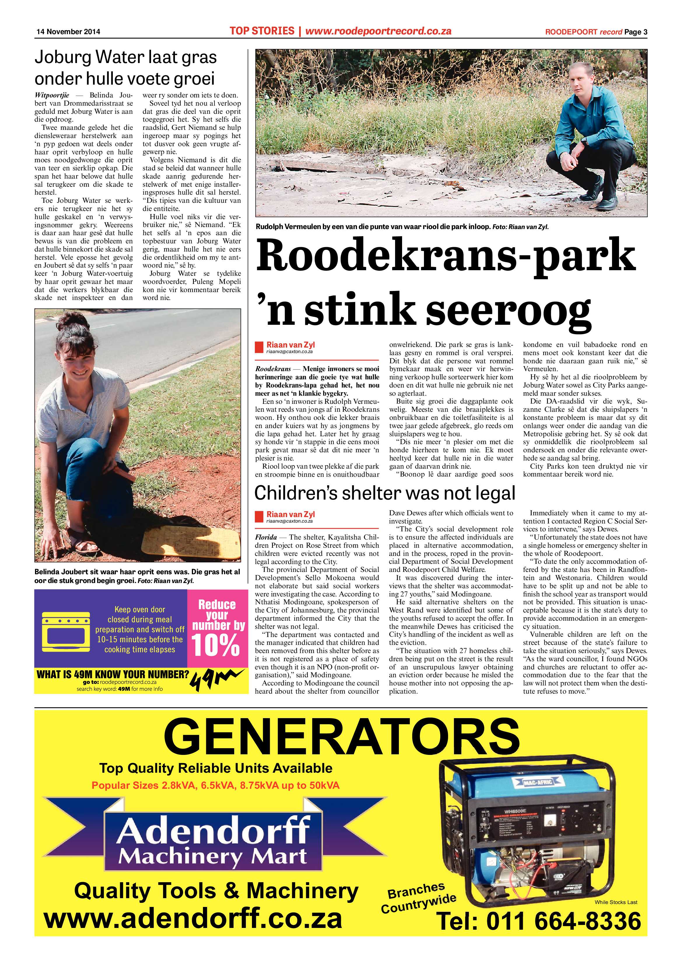 Roodepoort Record 14 November 2014 page 3