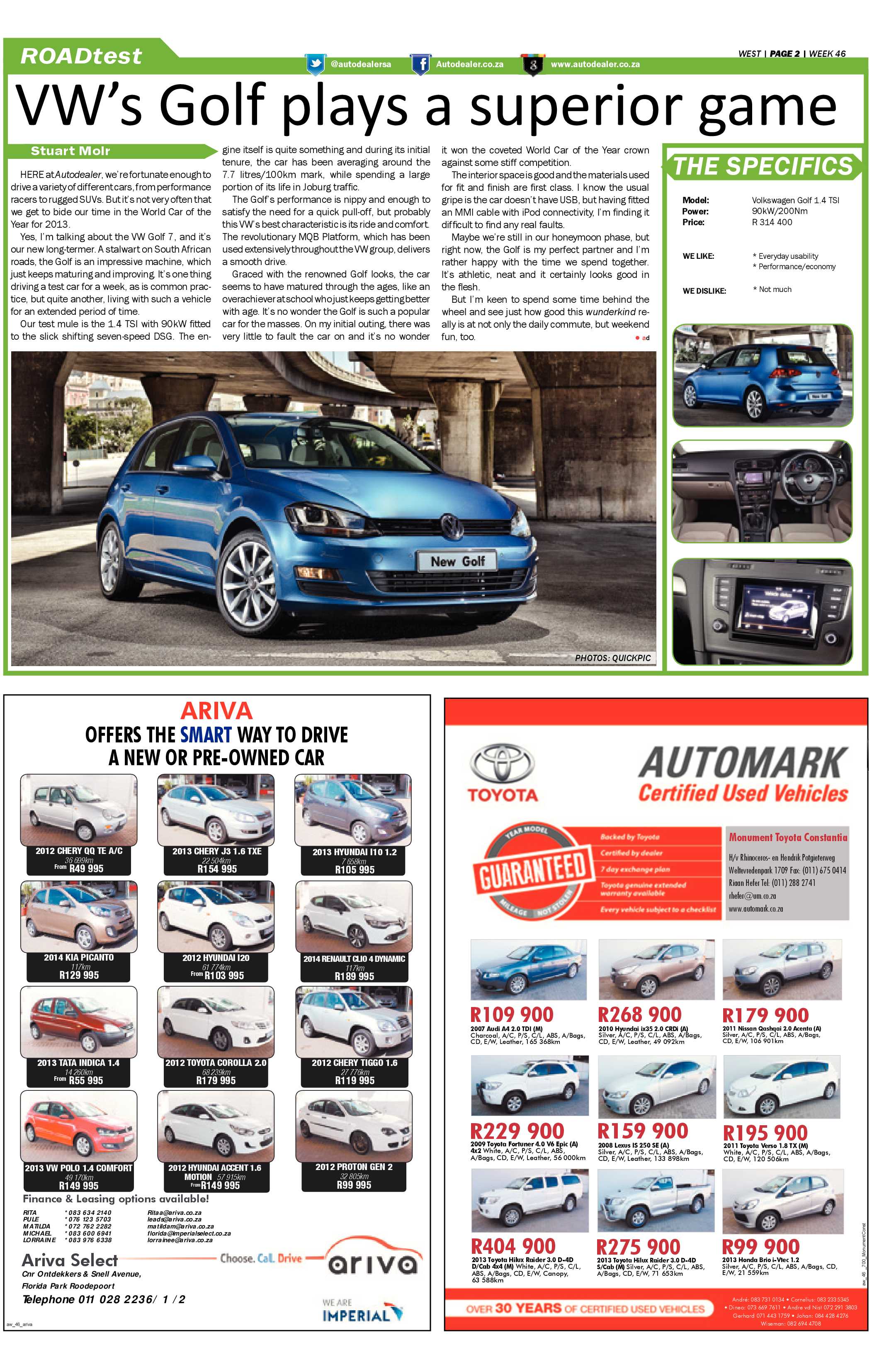 Roodepoort Record 14 November 2014 page 30