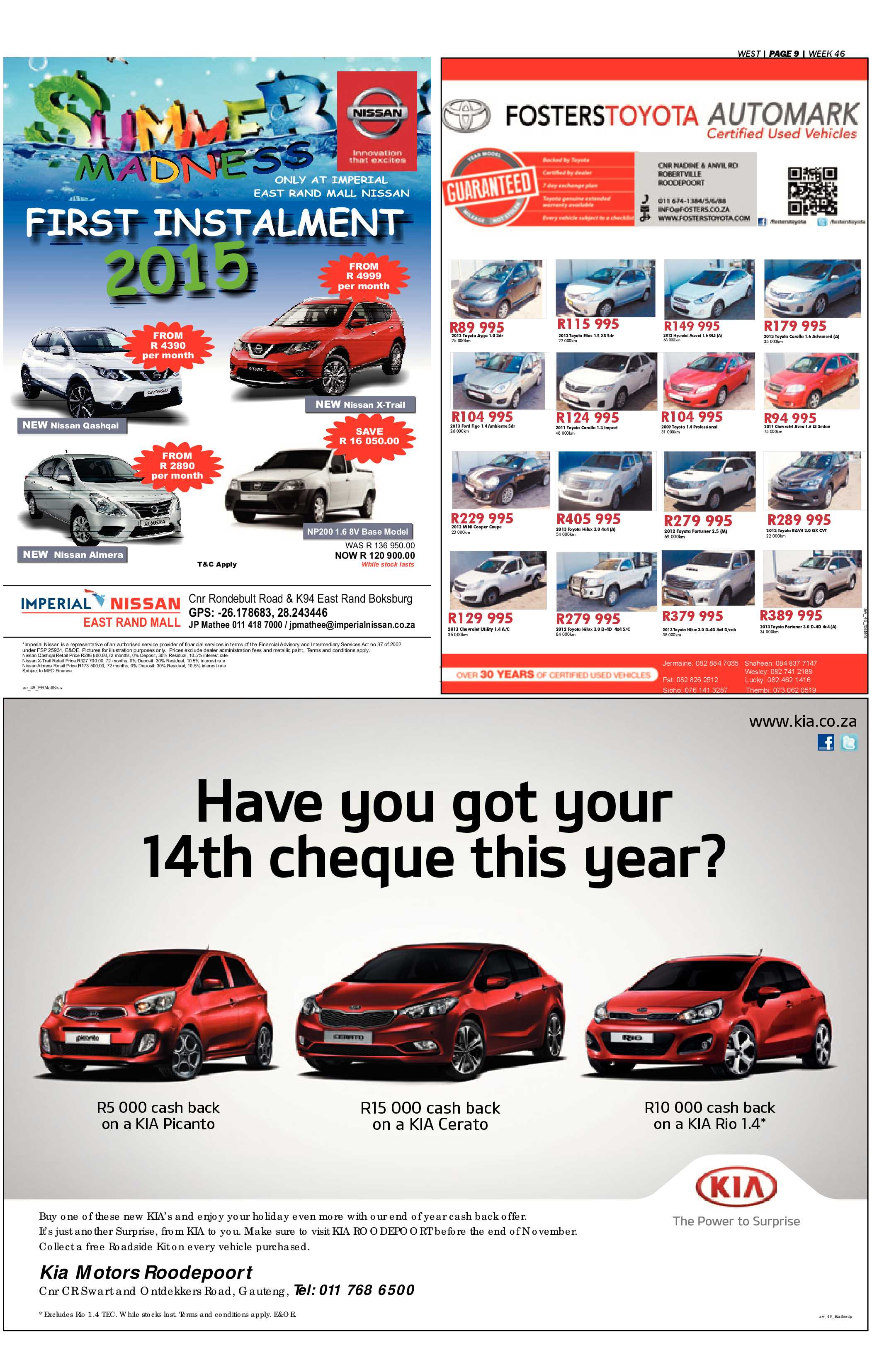 Roodepoort Record 14 November 2014 page 37