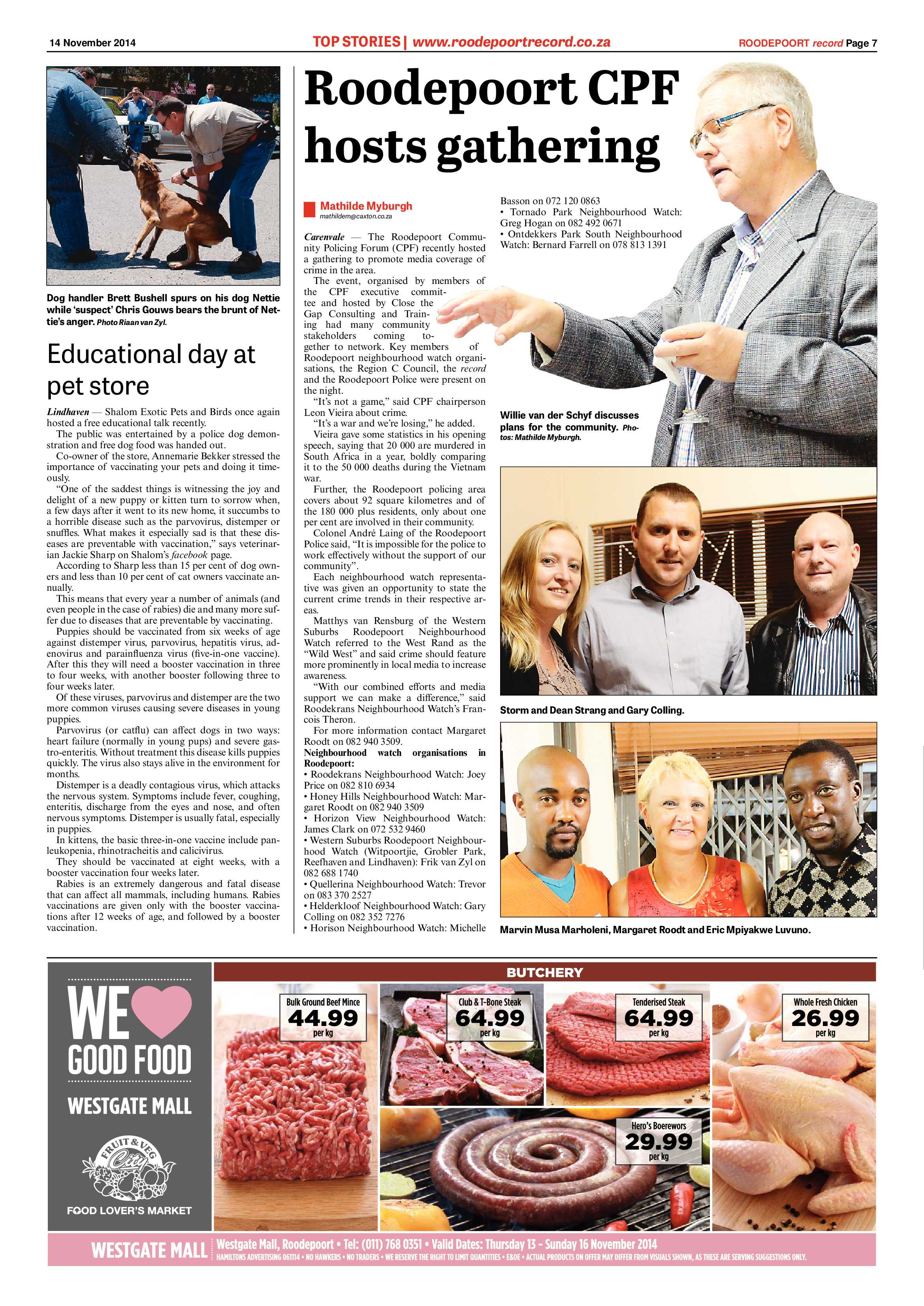 Roodepoort Record 14 November 2014 page 7