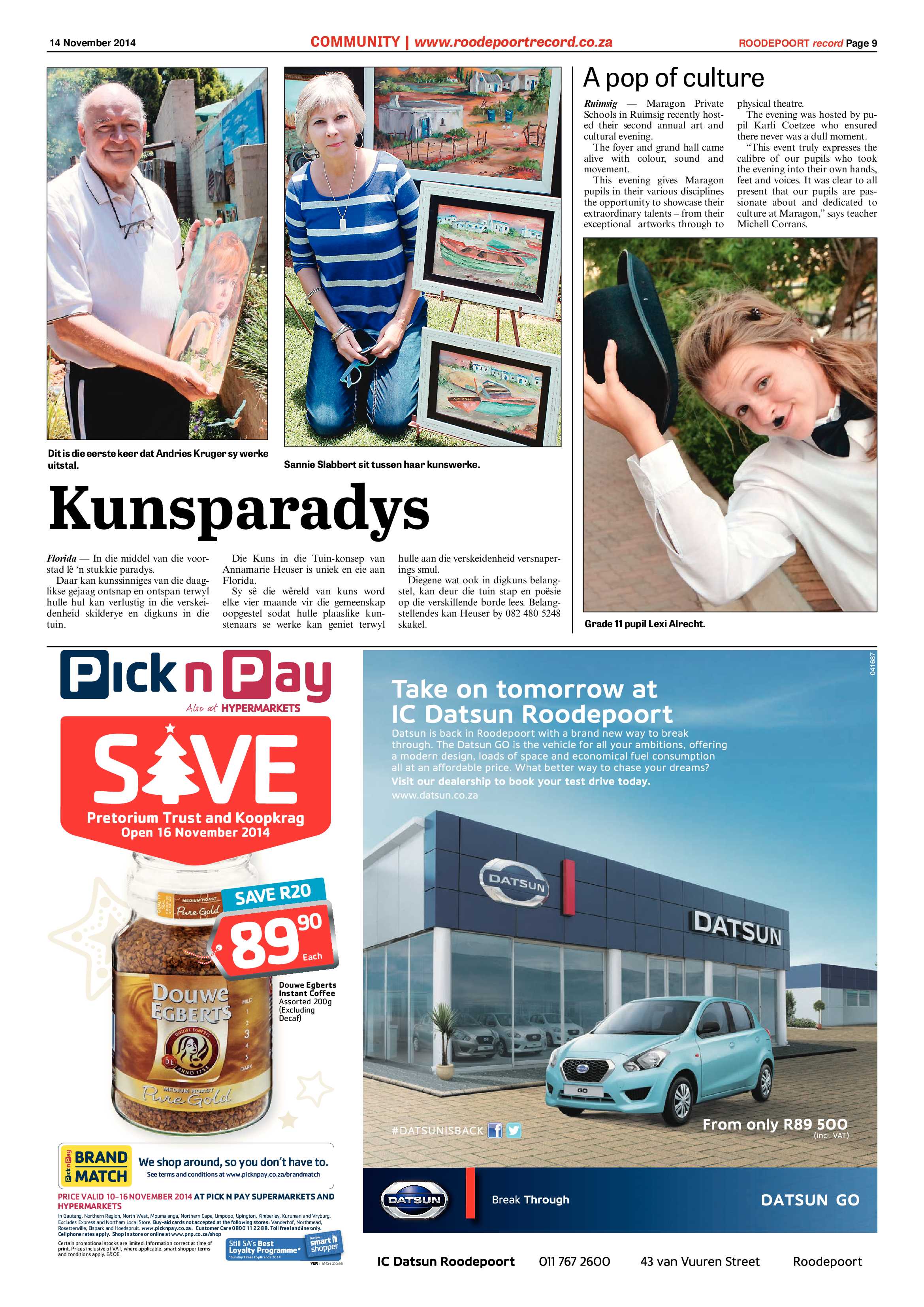 Roodepoort Record 14 November 2014 page 9