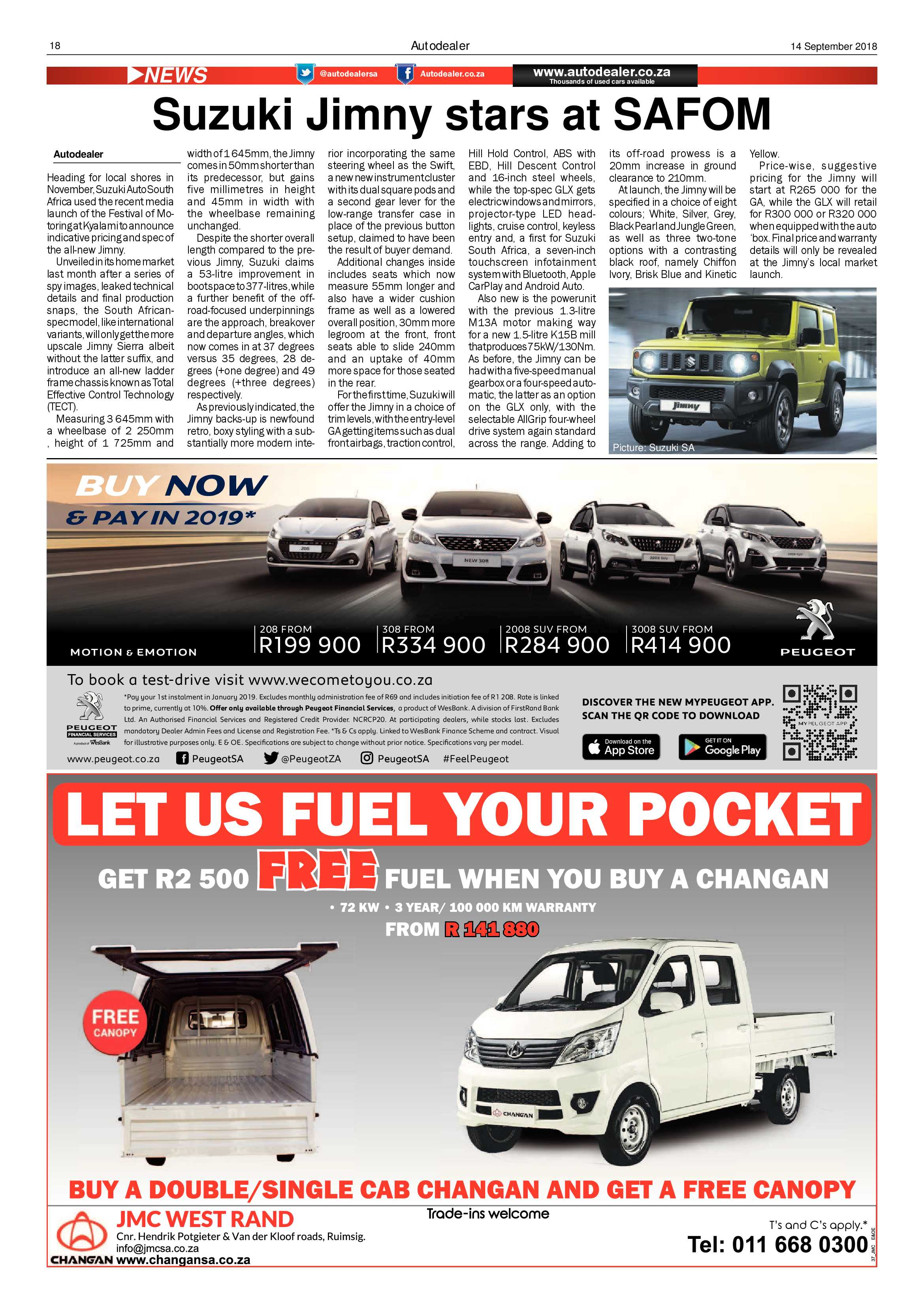 Roodepoort Record 14 September 2018 page 18