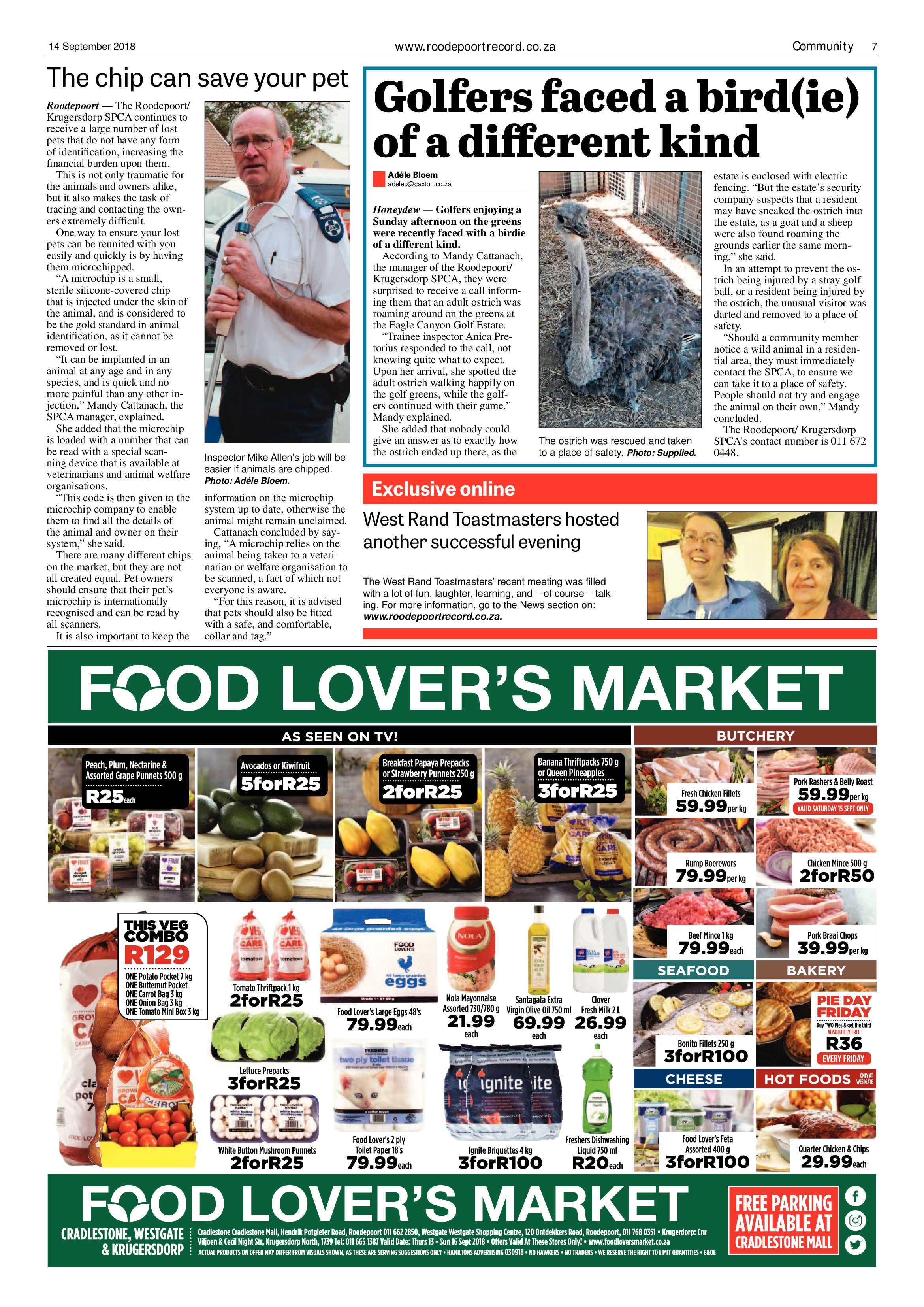 Roodepoort Record 14 September 2018 page 7