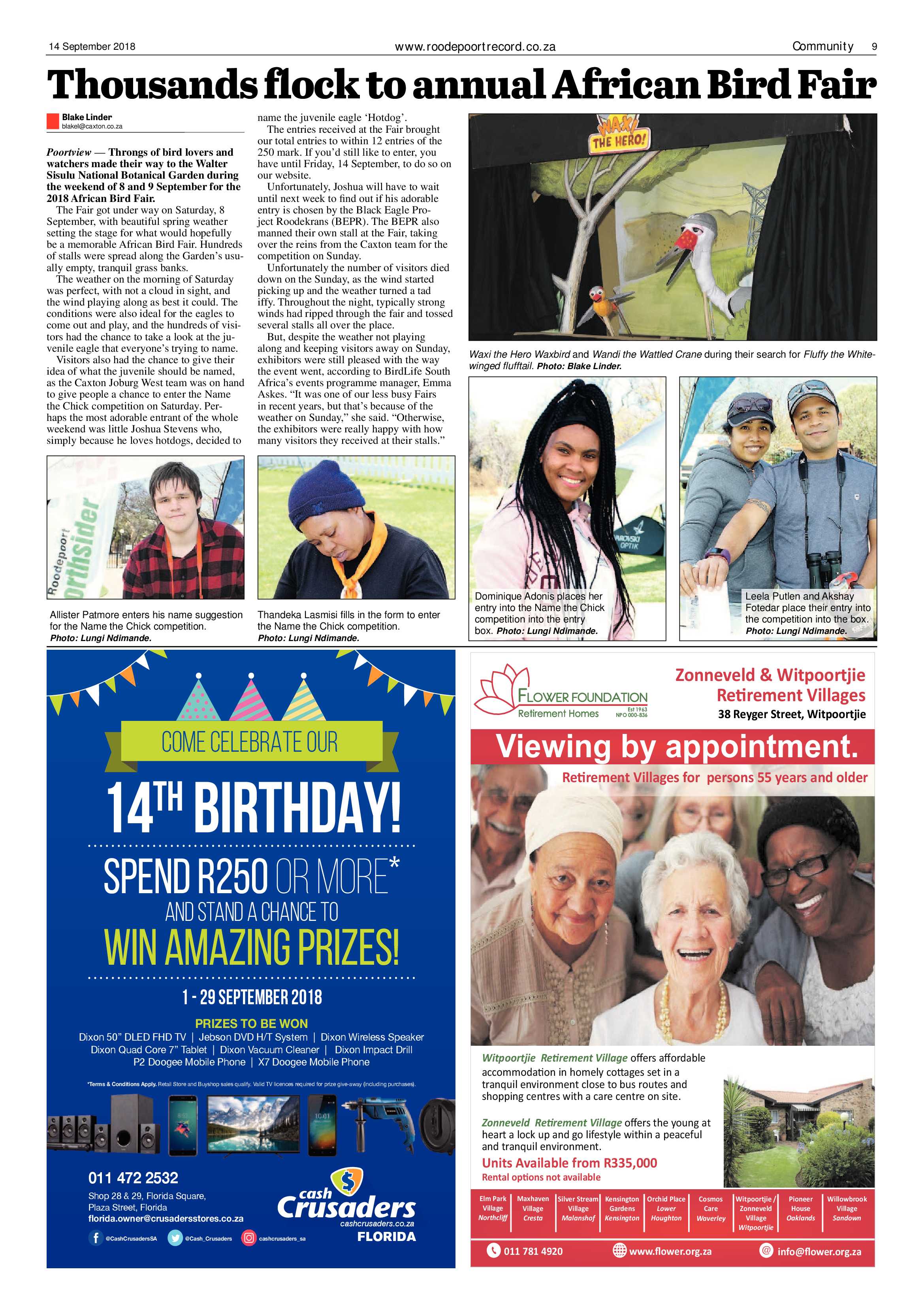 Roodepoort Record 14 September 2018 page 9