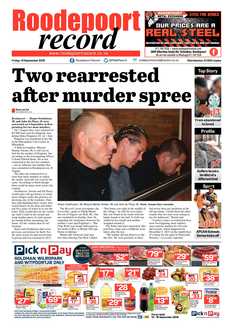 Roodepoort Record 14 September 2018