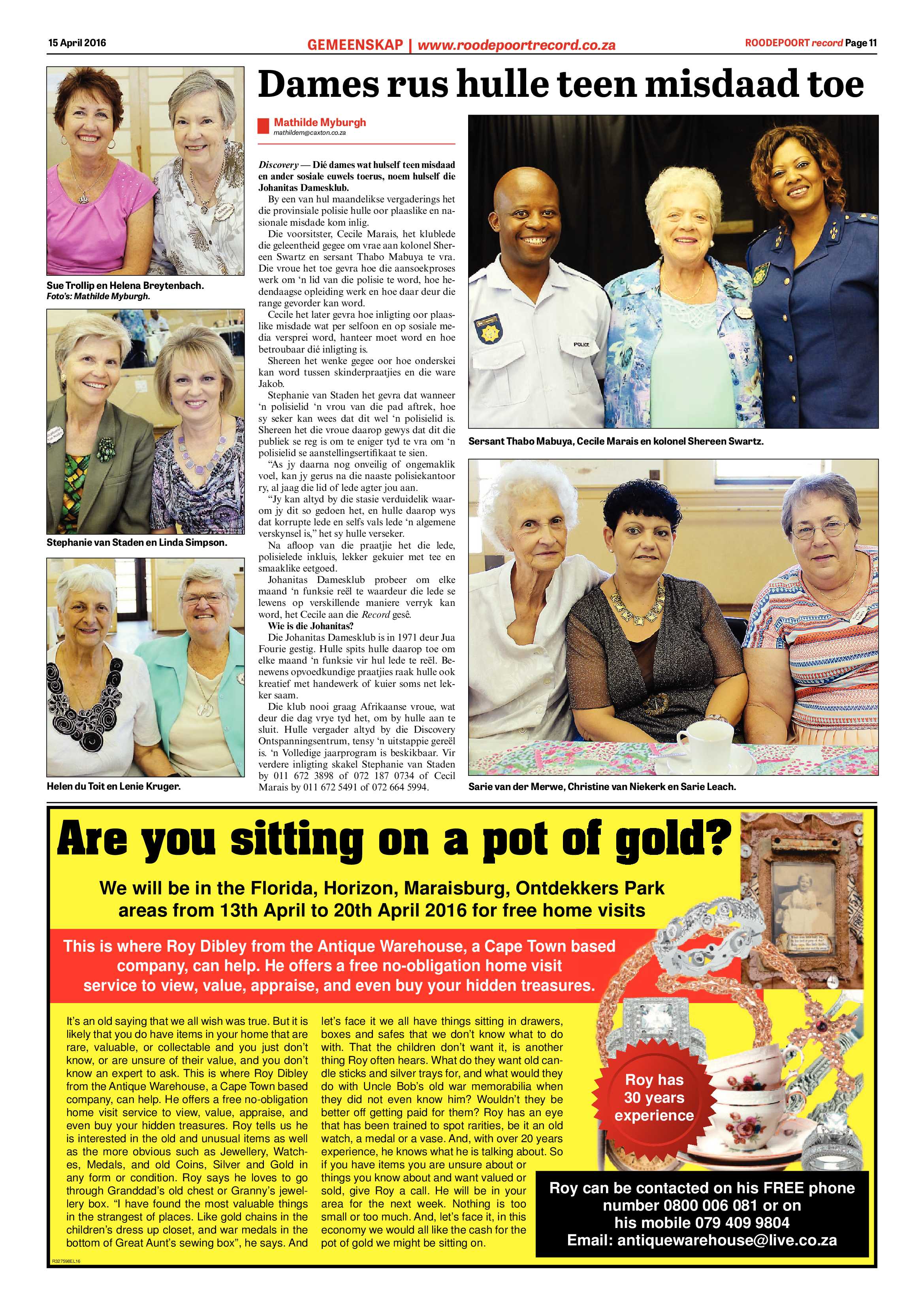 Roodepoort Record 15 April 2016 page 11