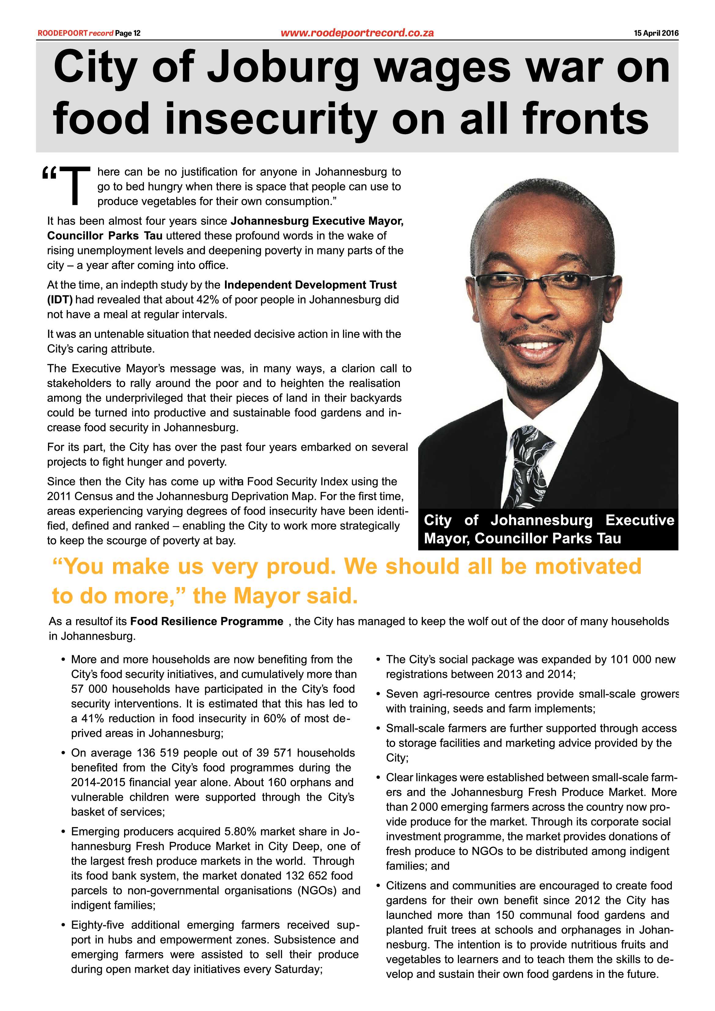 Roodepoort Record 15 April 2016 page 12