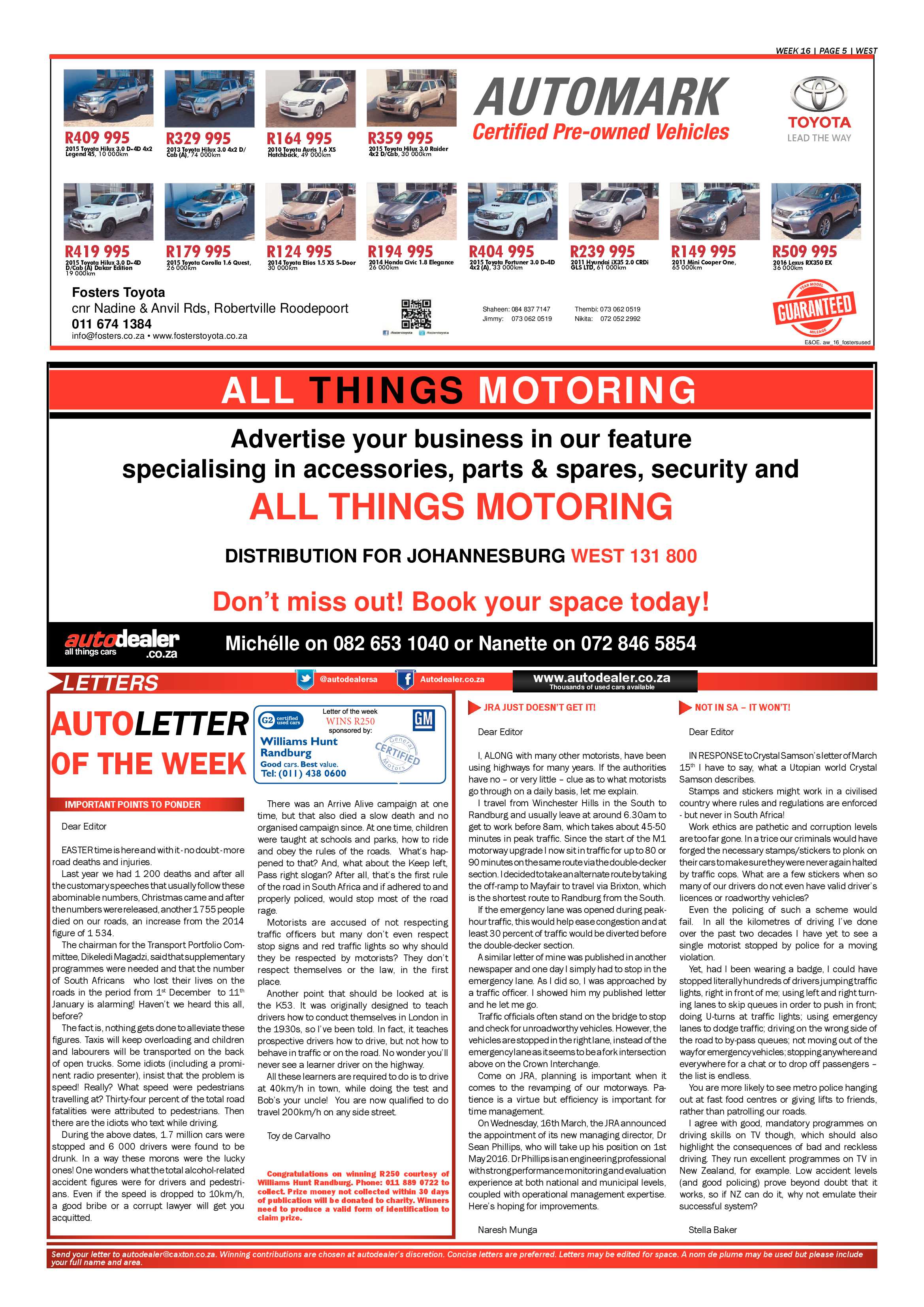 Roodepoort Record 15 April 2016 page 29