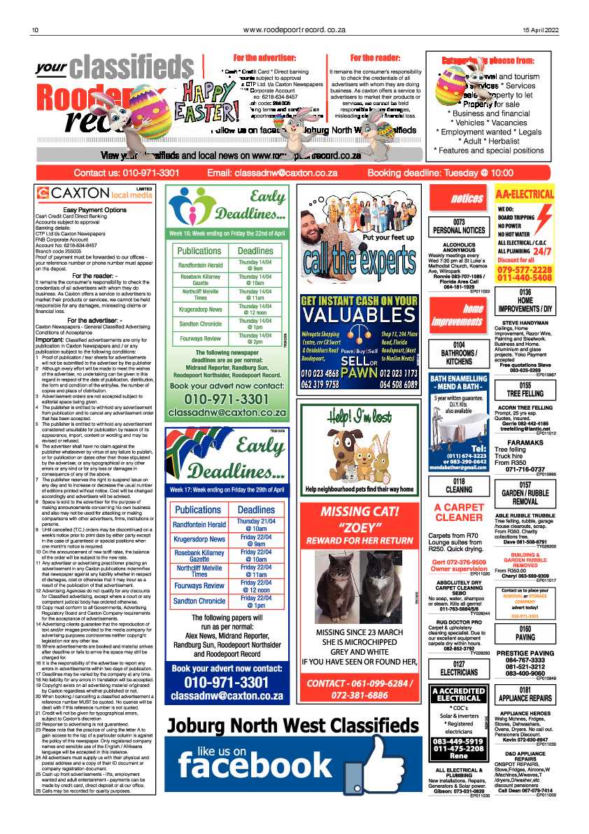 Roodepoort Record 15 April 2022 page 10