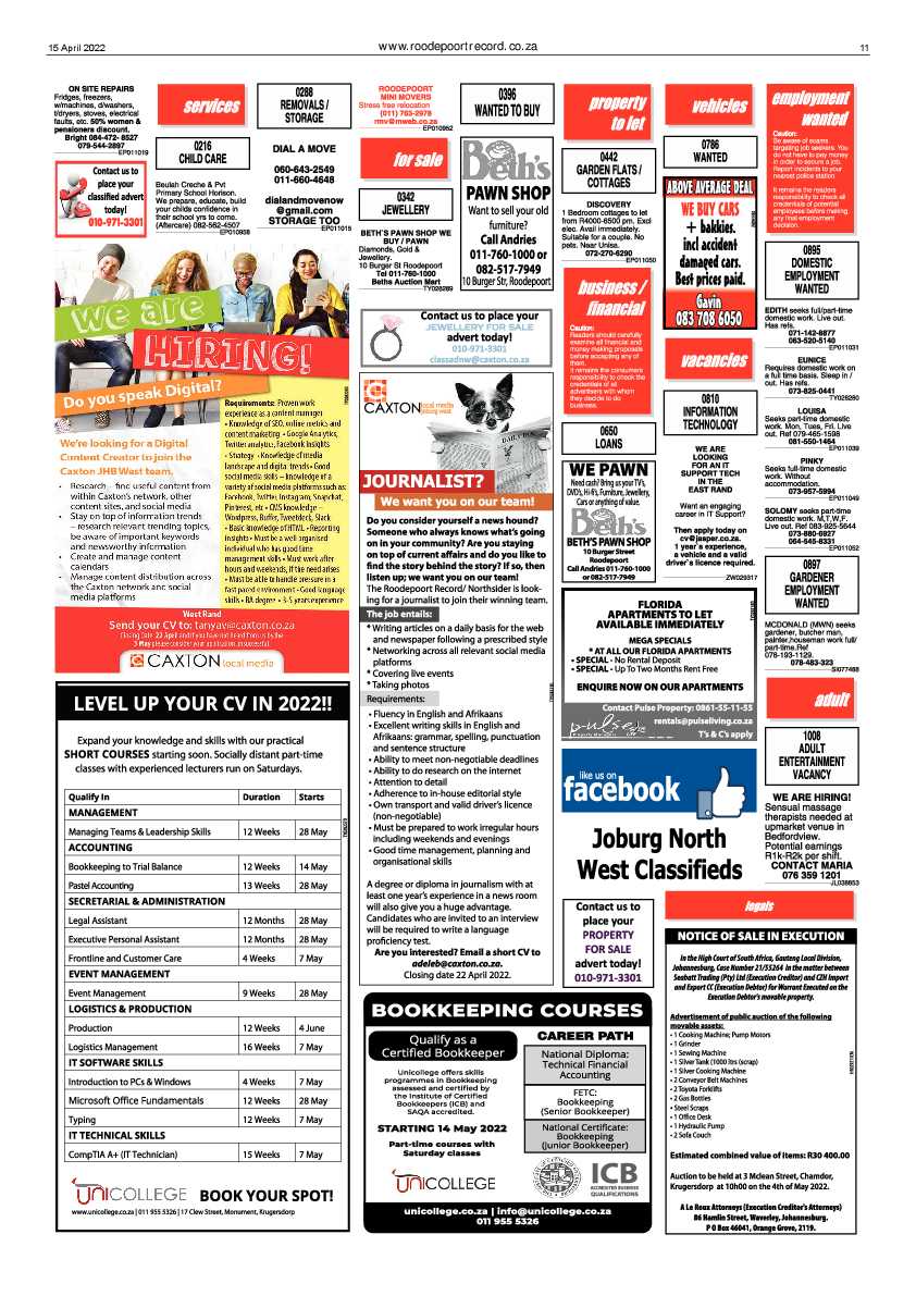 Roodepoort Record 15 April 2022 page 11