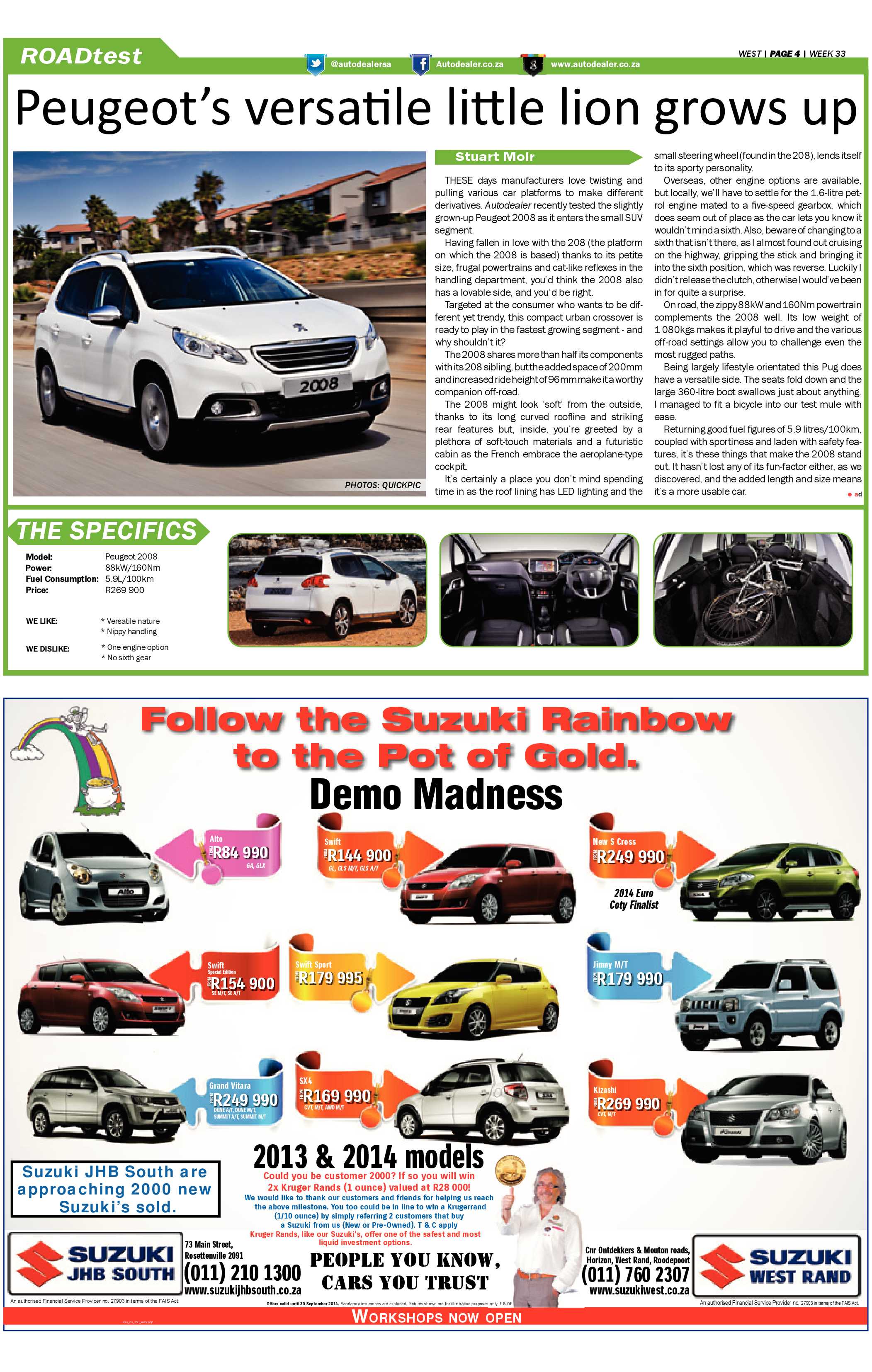 Roodepoort Record 15 August 2014 page 28