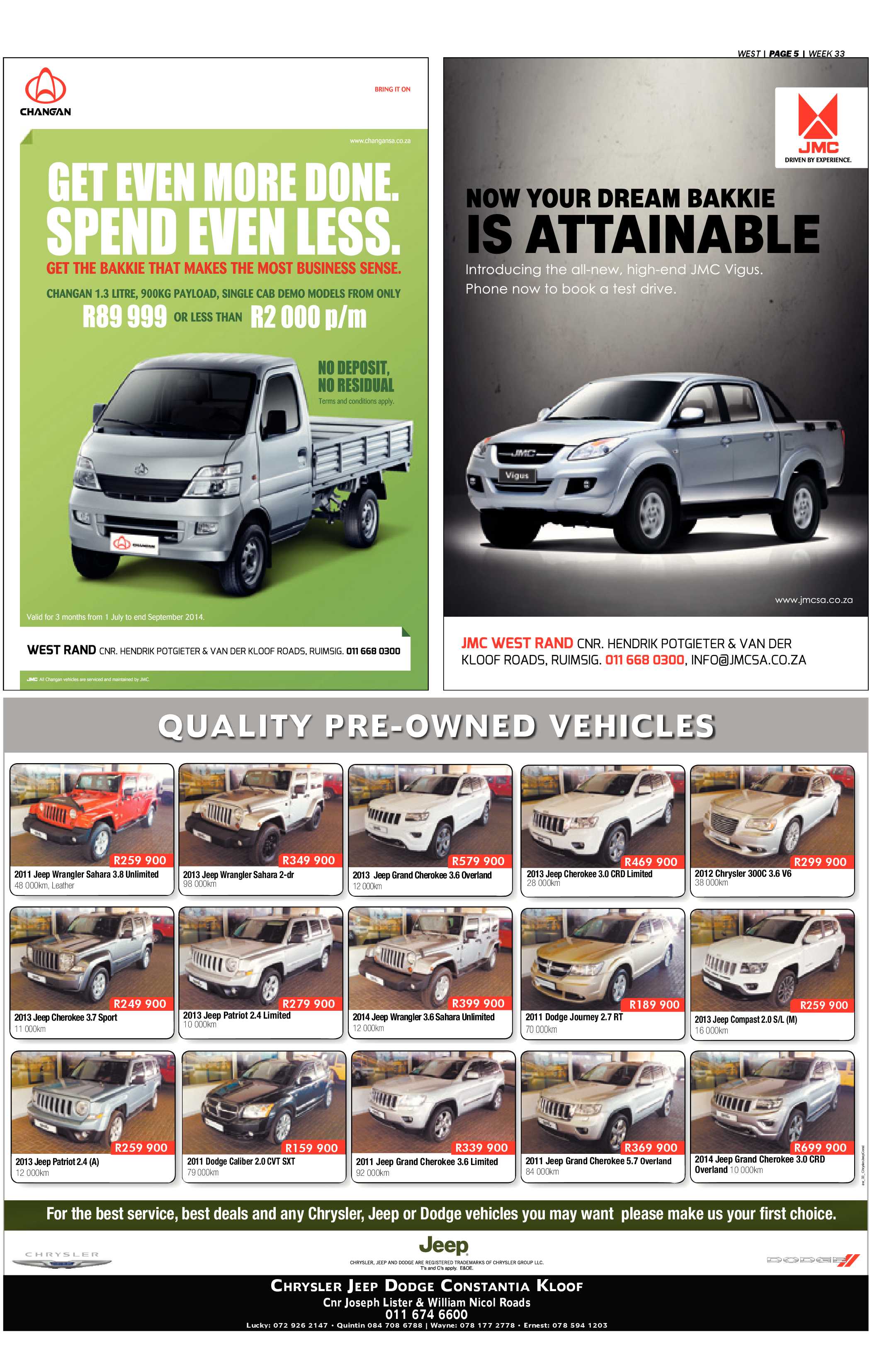 Roodepoort Record 15 August 2014 page 29