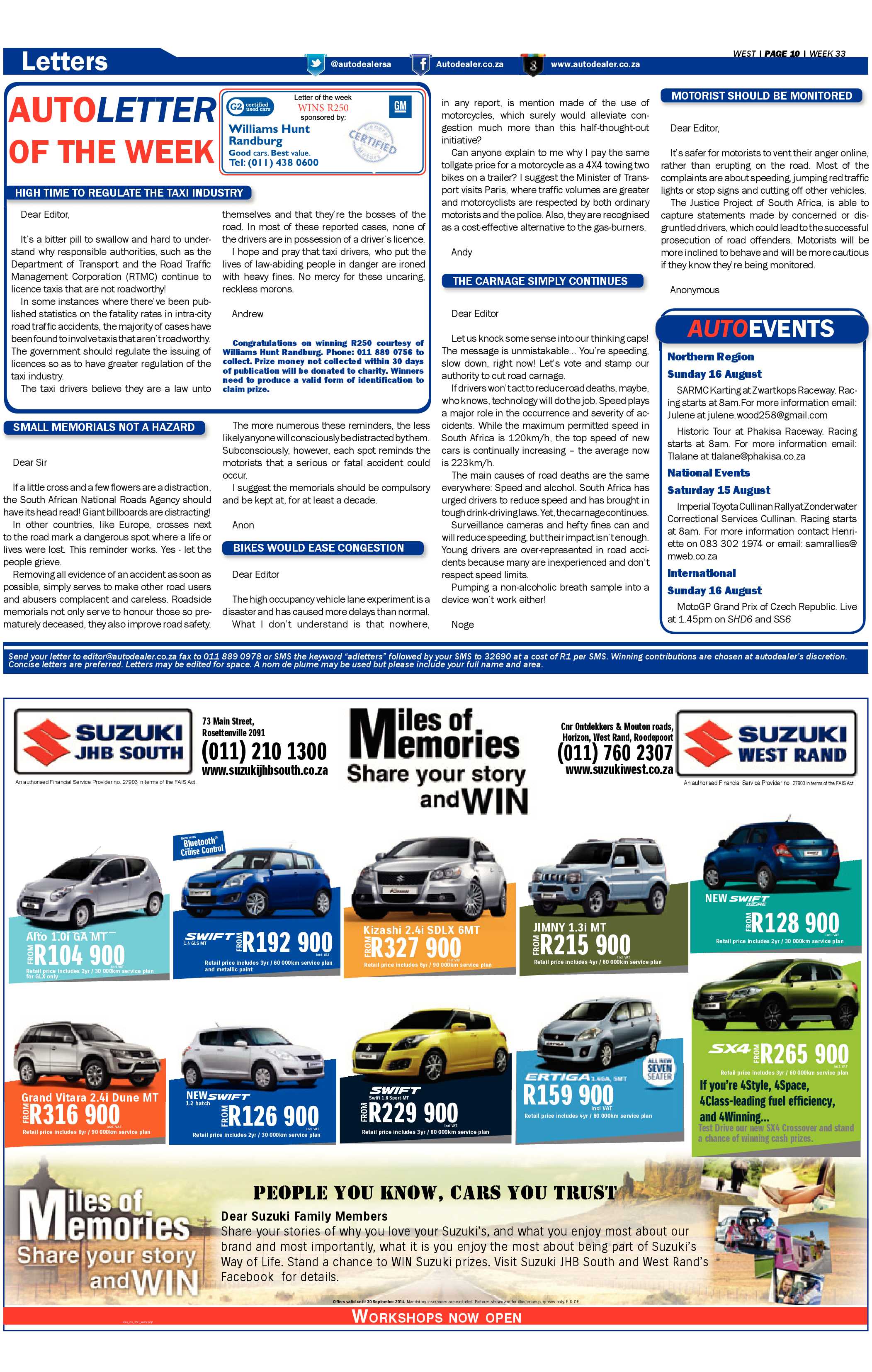 Roodepoort Record 15 August 2014 page 34