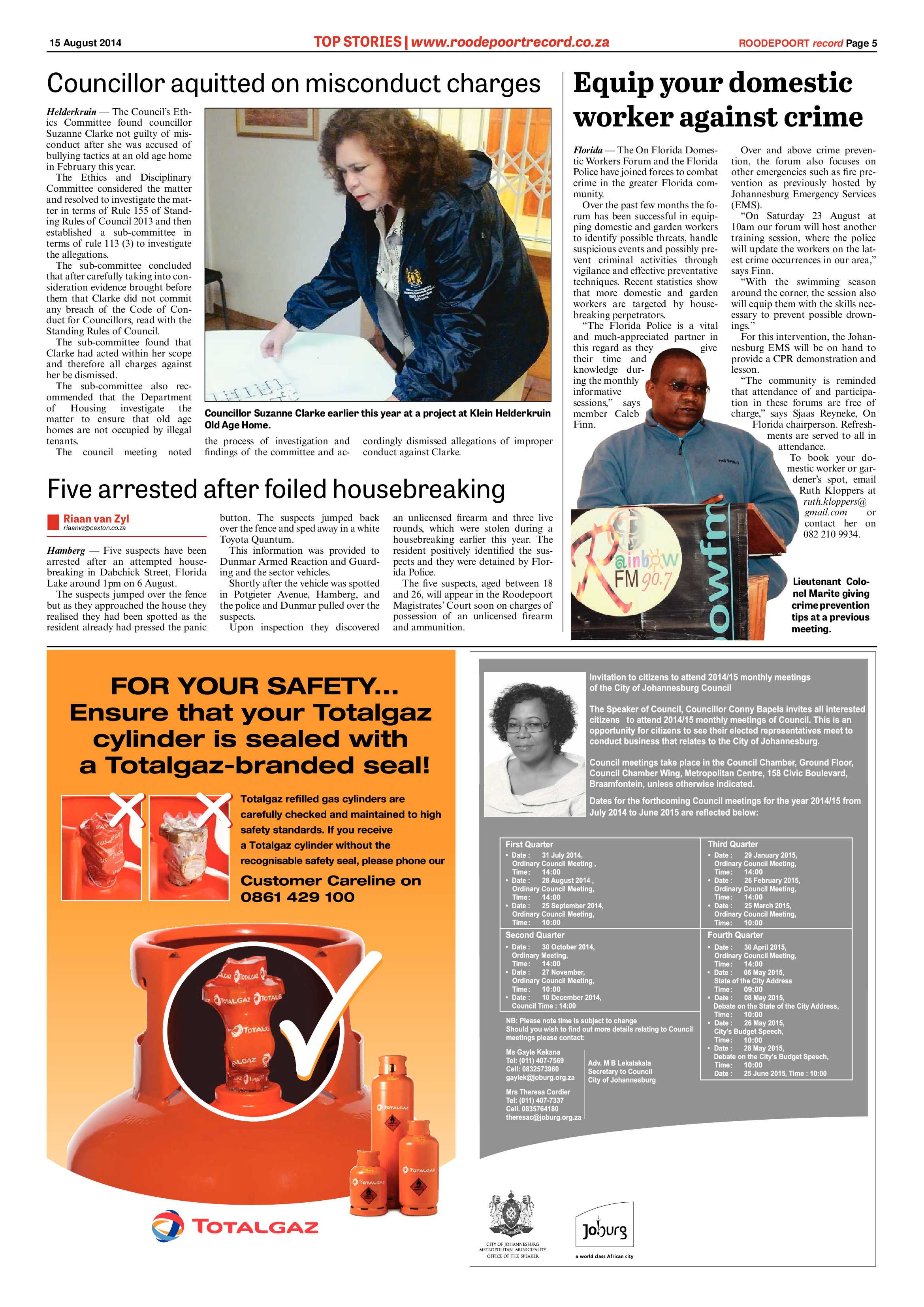 Roodepoort Record 15 August 2014 page 5