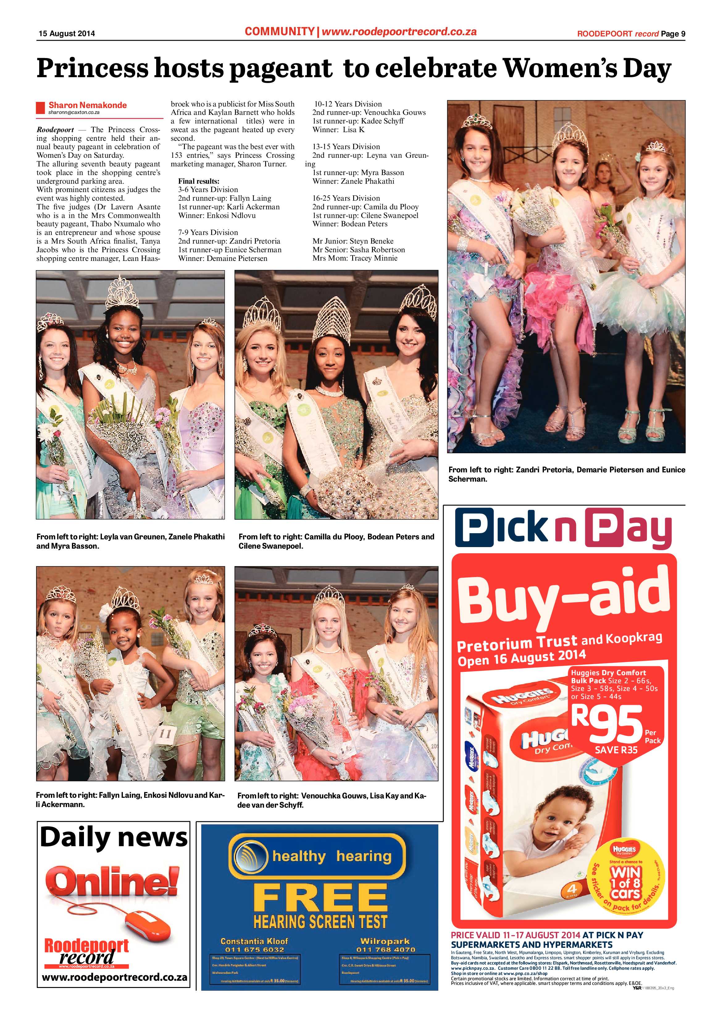 Roodepoort Record 15 August 2014 page 9