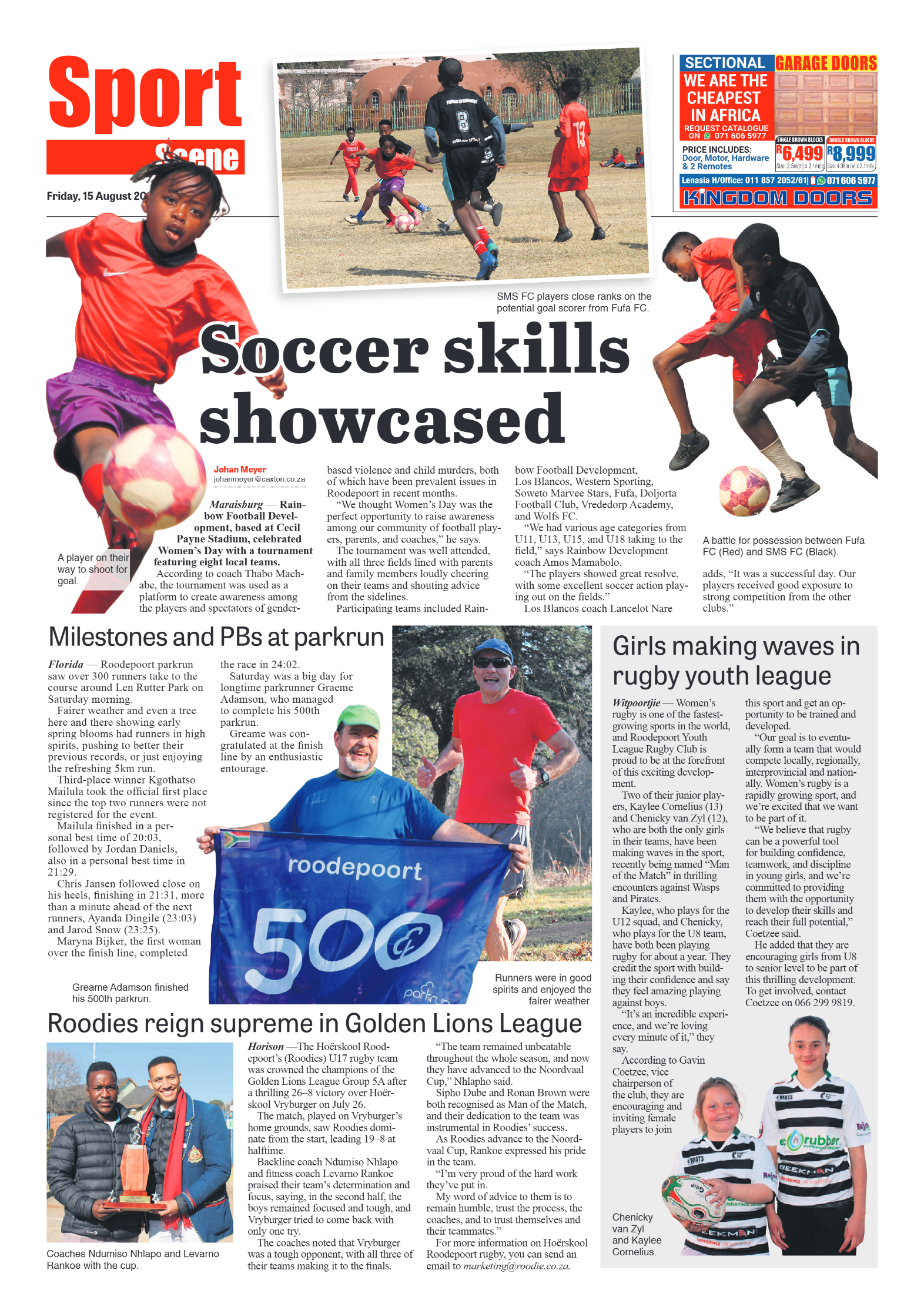 Roodepoort Record 15 August 2025 page 8