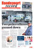 Roodepoort Record 15 August 2025