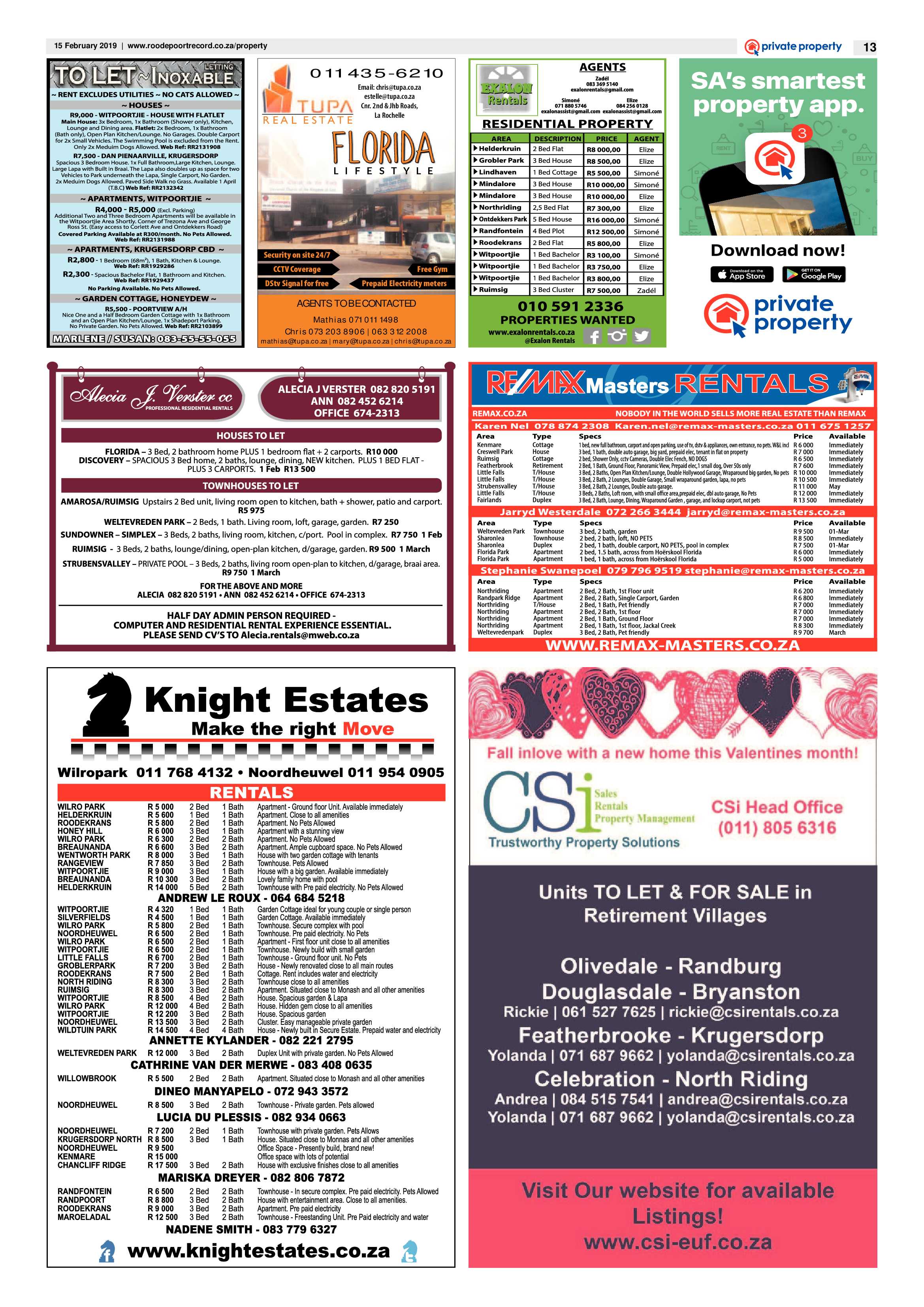 Roodepoort Record 15 February 2019 page 13