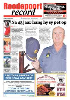 Roodepoort Record 15 February 2019