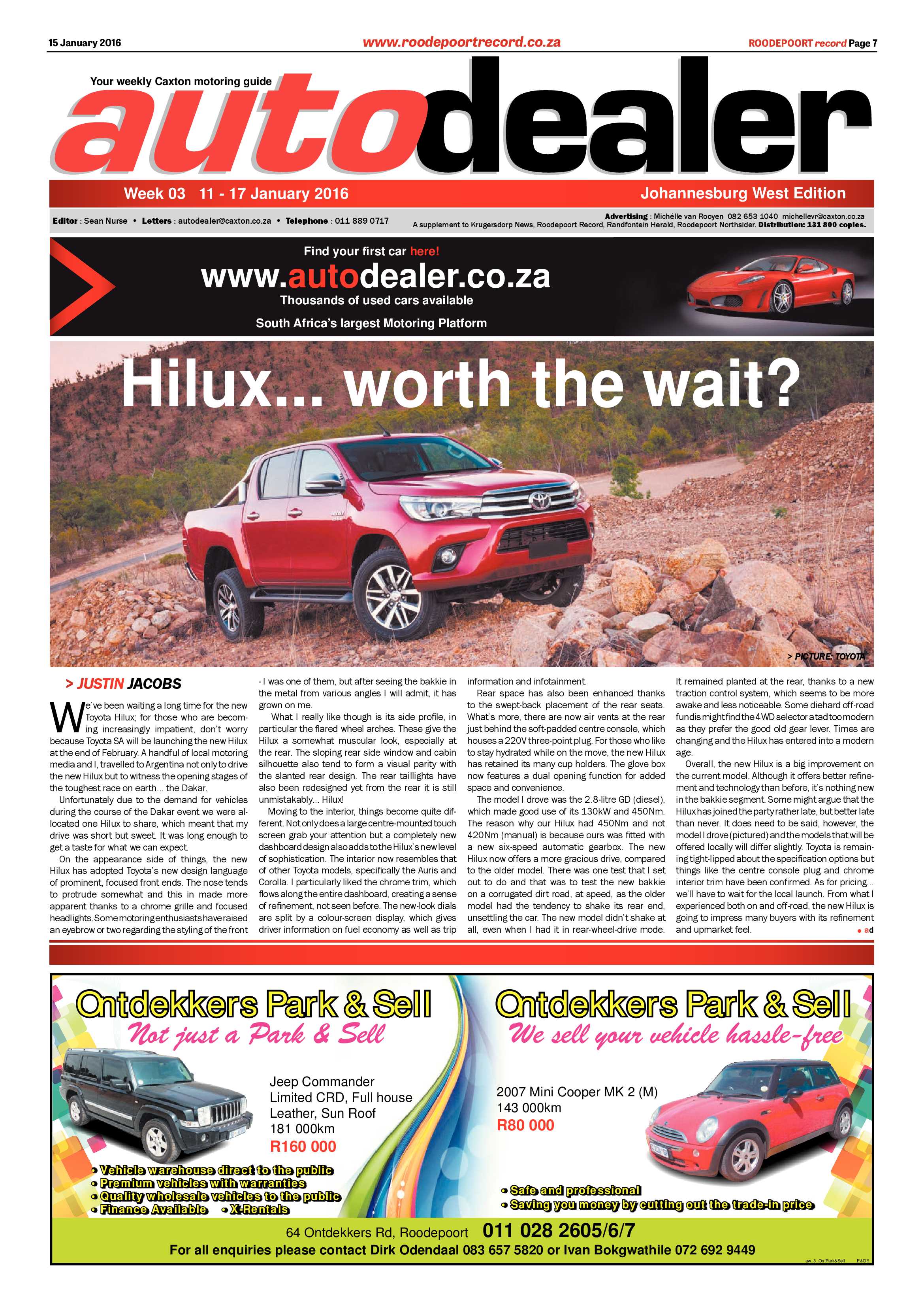 Roodepoort Record 15 January 2016 page 7