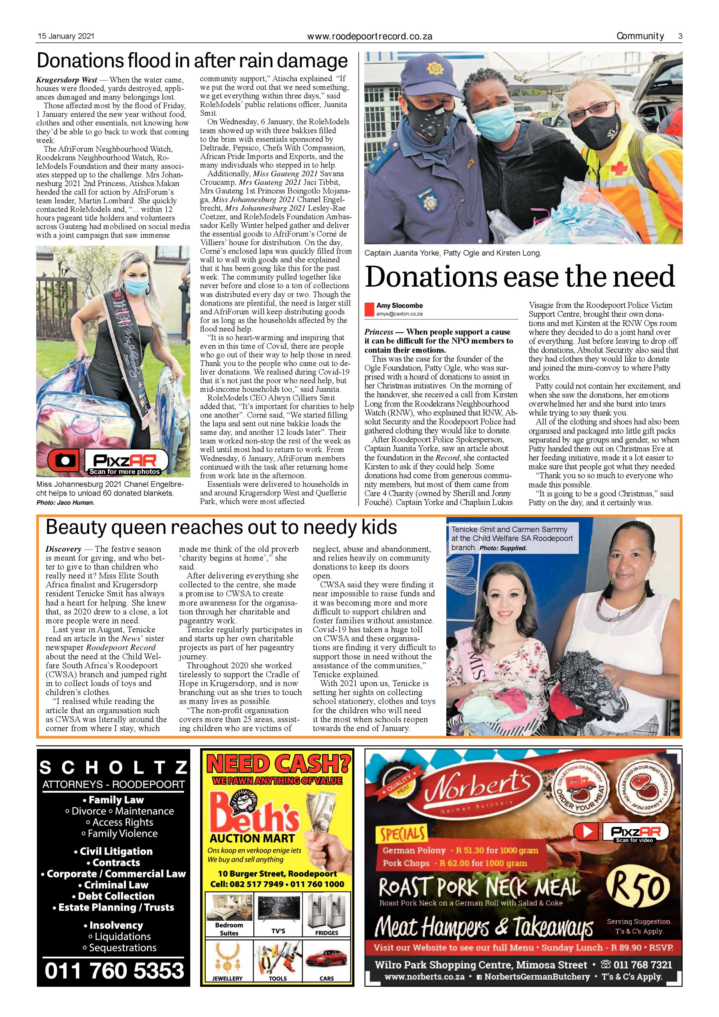 Roodepoort Record 15 January 2021 page 3