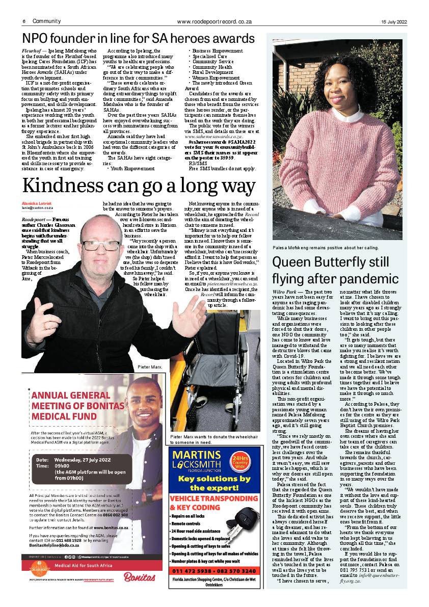 Roodepoort Record 15 July 2022 page 6